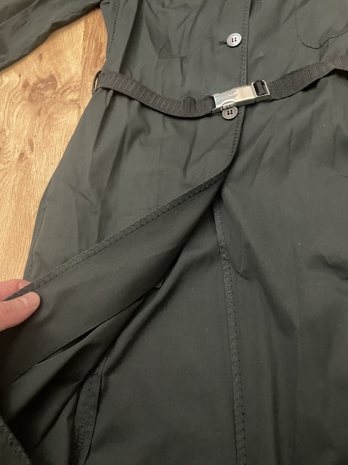 Prada Prada smock dress with belt Size M / US 6-8 / IT 42-44 - 11 Thumbnail