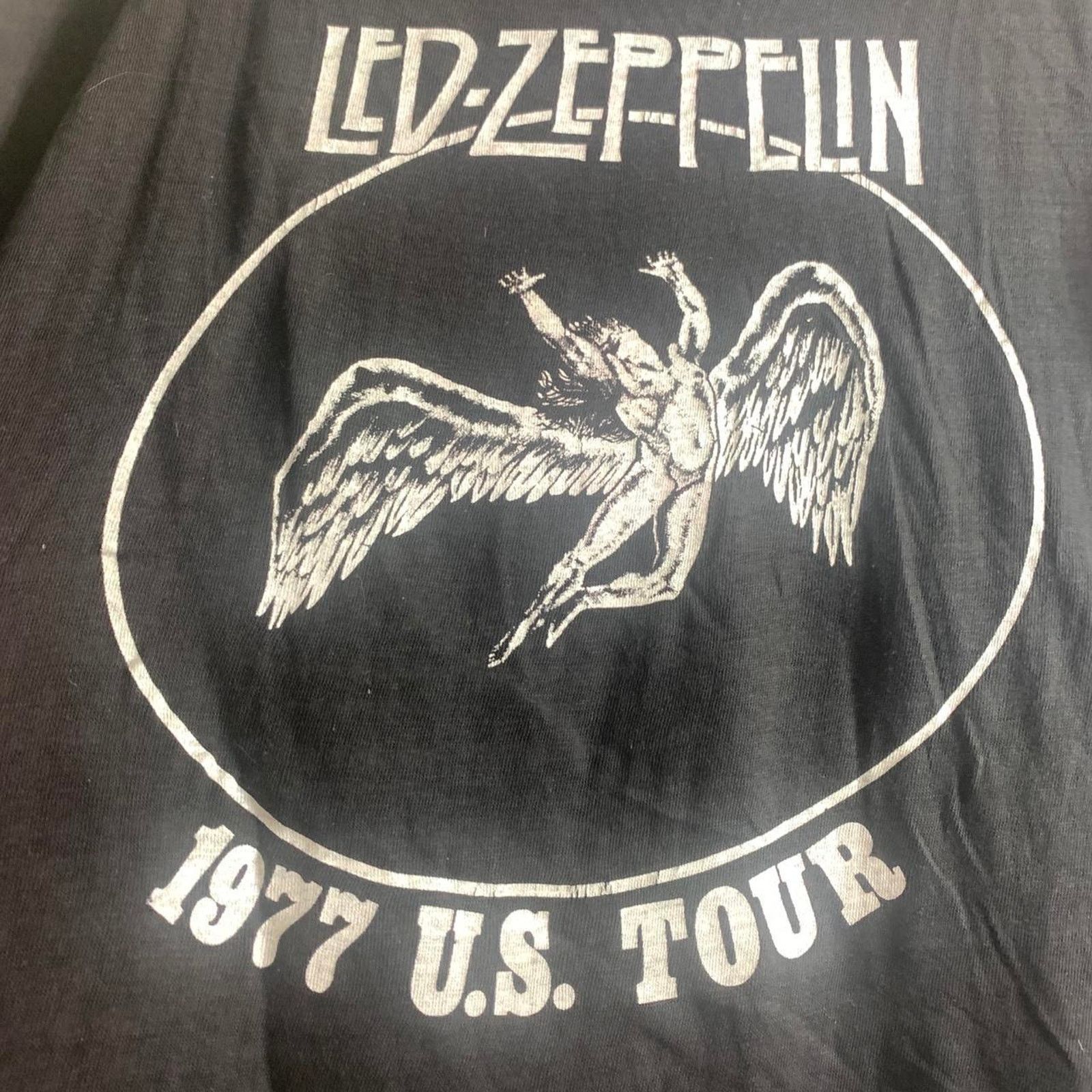 Vintage vintage 1977 LED ZEPPELIN U.S. TOUR double sided tee shirt M Size US M / EU 48-50 / 2 - 7 Thumbnail
