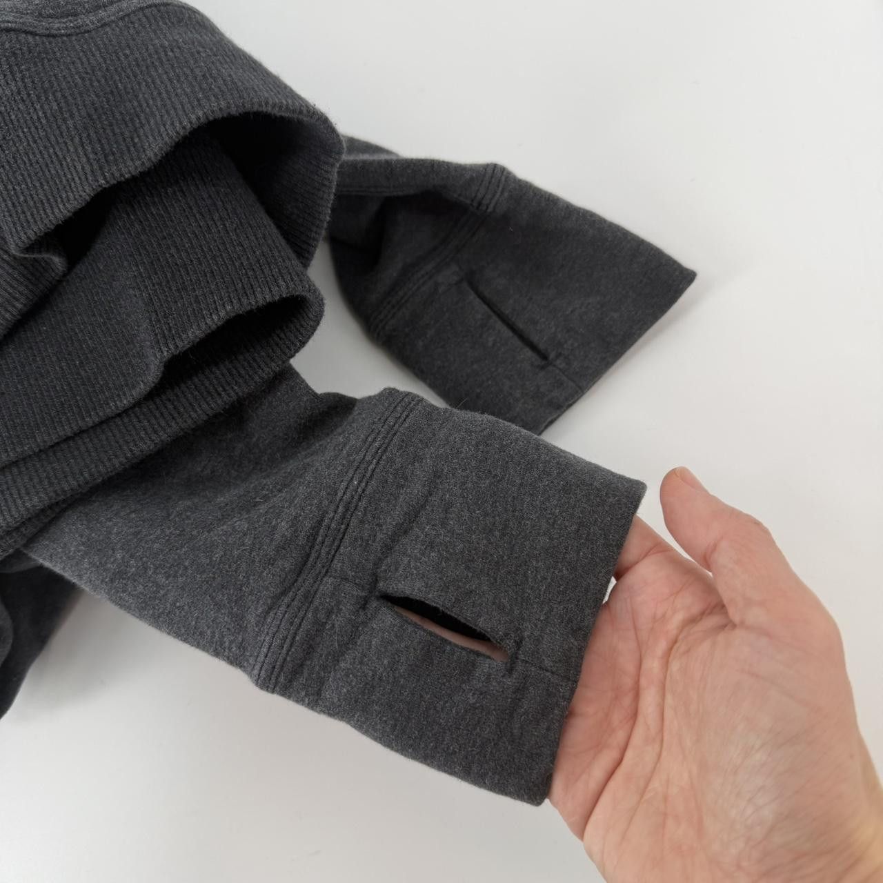 Lululemon Lululemon Women Charcoal Cowl Neck Size L / US 10 / IT 46 - 7 Thumbnail