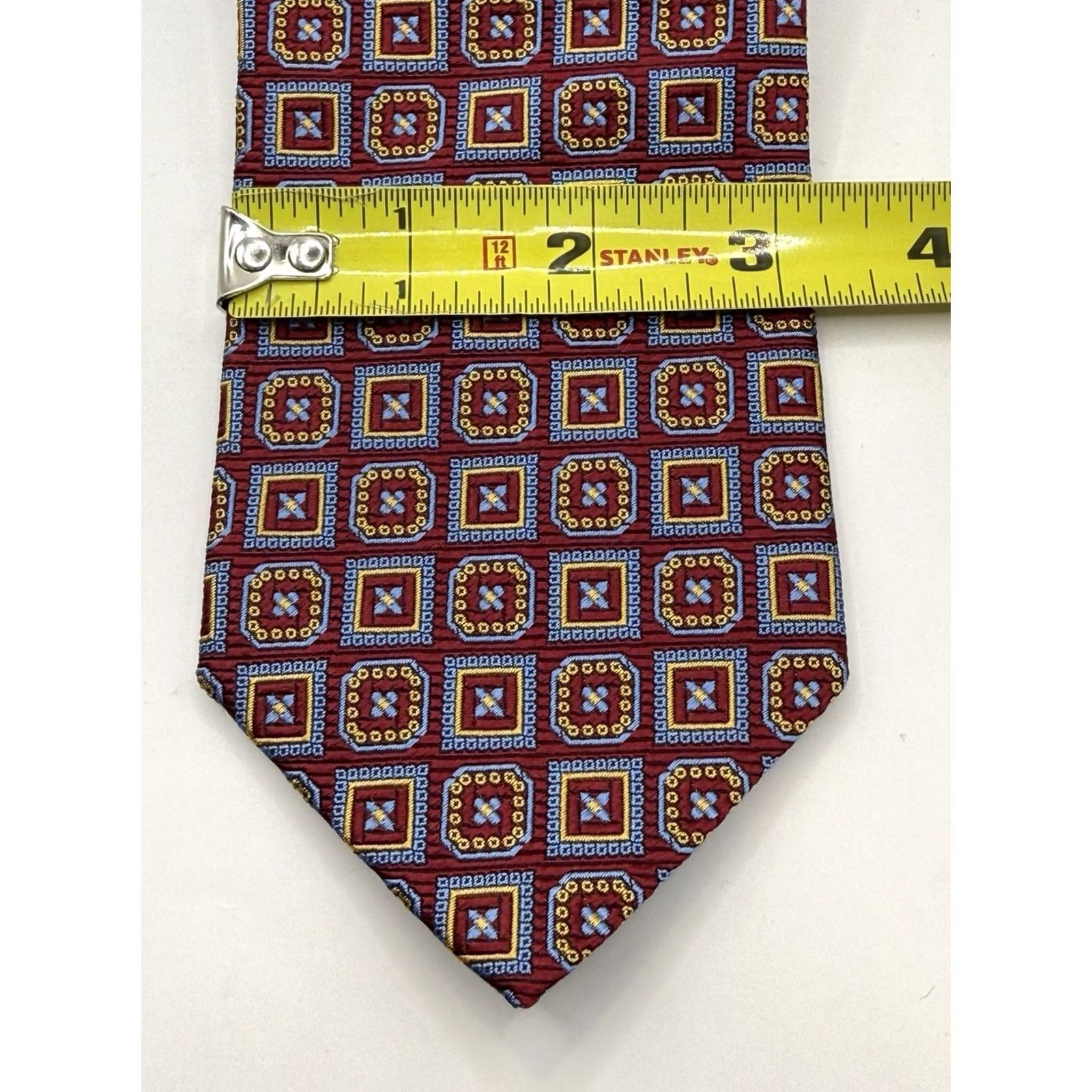 Brooks Brothers Brooks Brothers Merchants & Makers Geometric 100% Silk Tie Multicolor Men’s Tie Silk Classic Size ONE SIZE - 2 Thumbnail