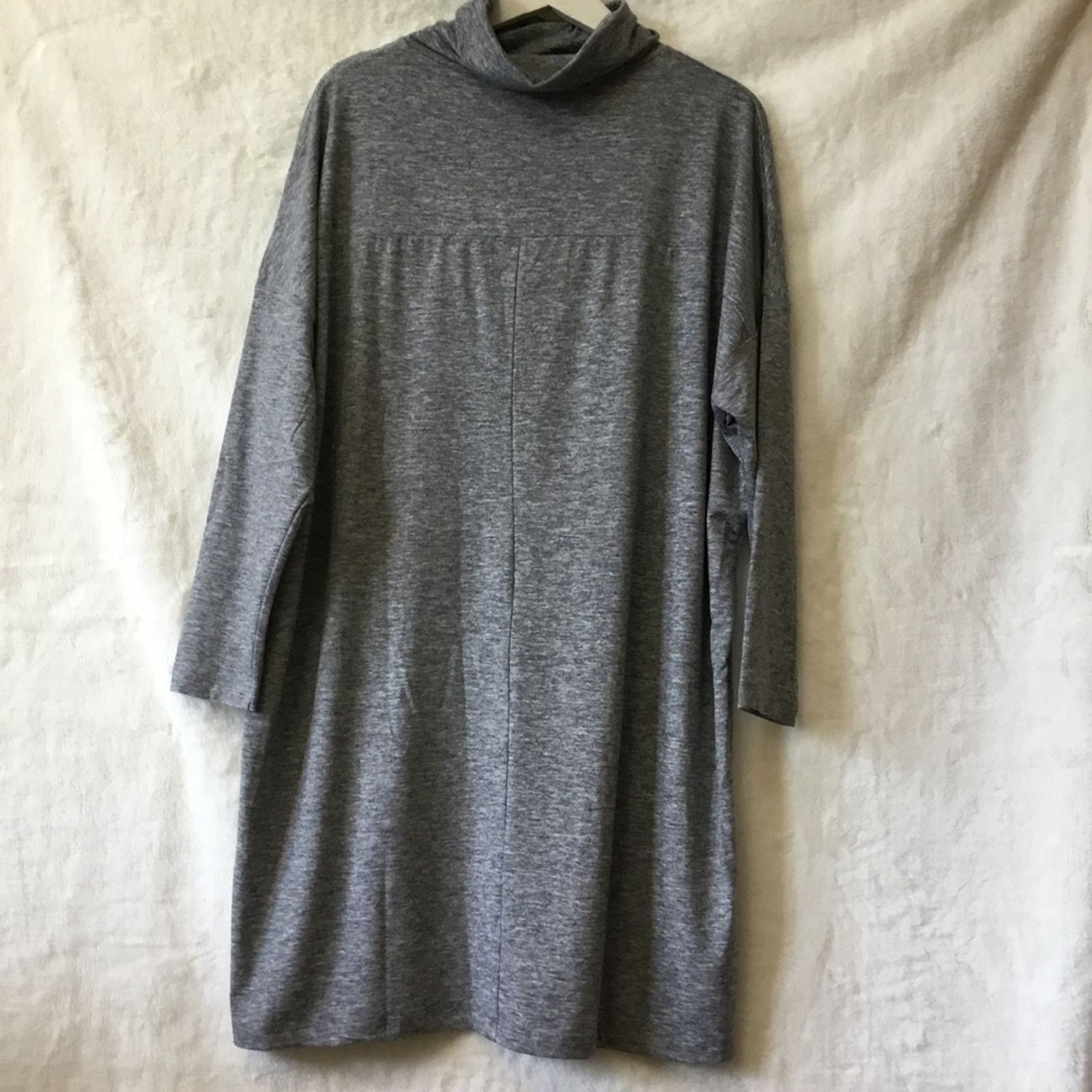 Mango MNG Gray Oversized Turtleneck Dress Size M / US 6-8 / IT 42-44 - 6 Thumbnail