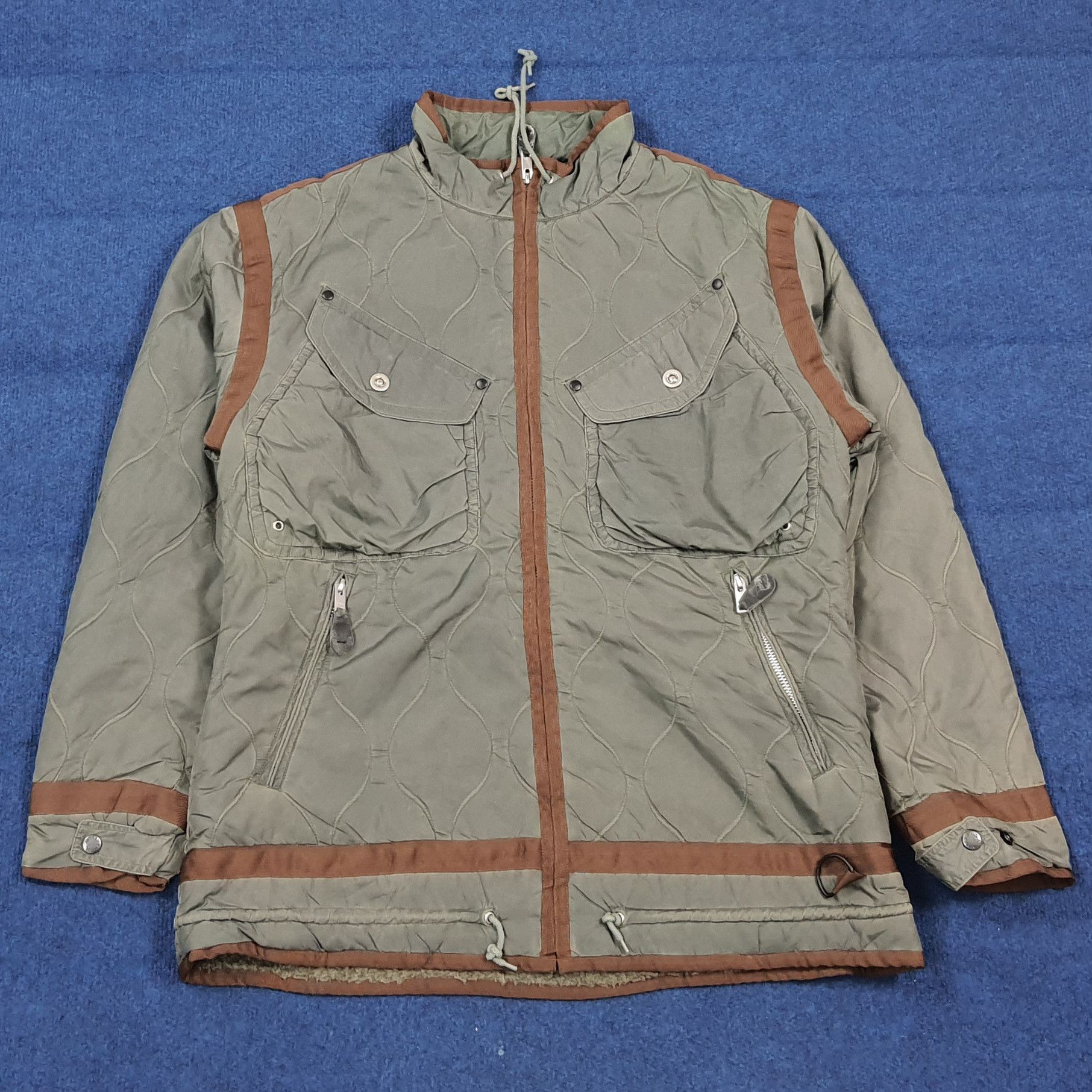 Avirex Vintage Avirex Quilted Flight Sherpa Lined Bomber C304N22 Size US M / EU 48-50 / 2 - 1 Thumbnail