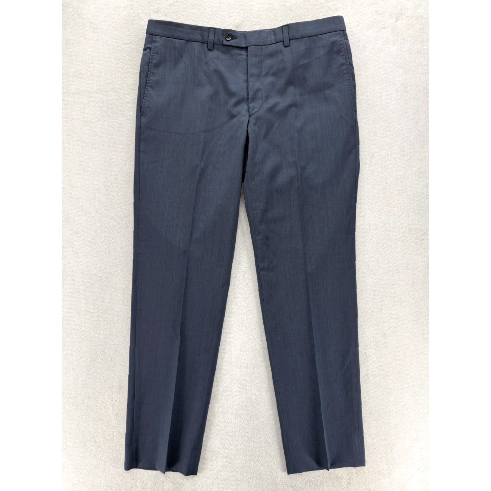 Ted Baker Ted Baker Jefferson Dress Pants Mens 38x32 Blue Wool Jacket? No, Pants. Size US 38 / EU 54 - 2 Thumbnail