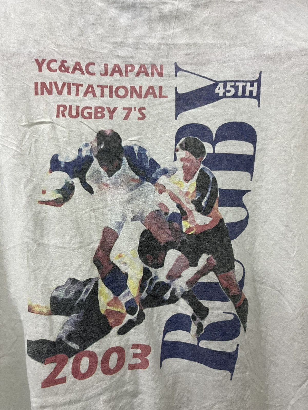 DHL 🔥Y2K YC & AC Japan Invitation Rugby Event tees Size US M / EU 48-50 / 2 - 2 Thumbnail