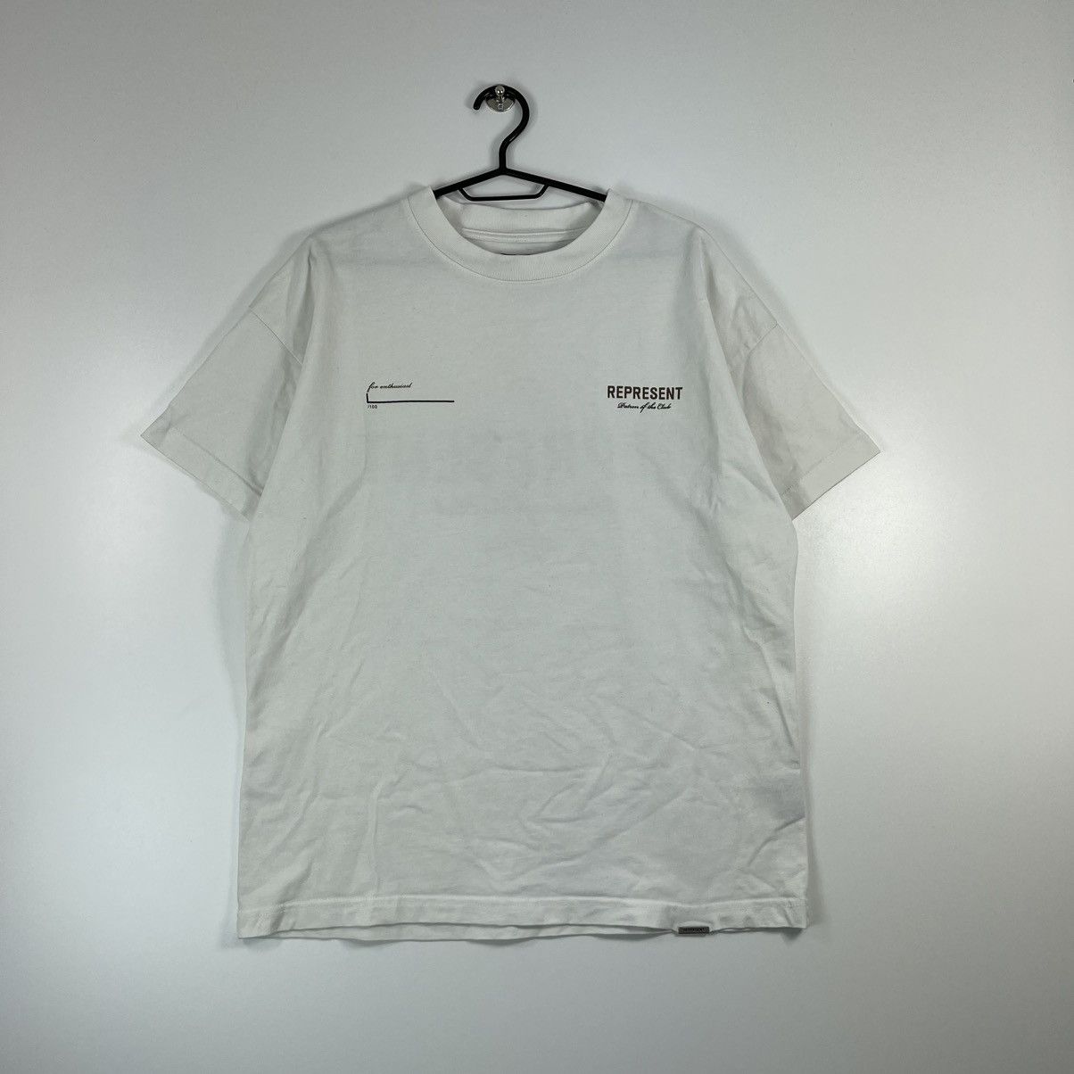 Represent Clo. White Boxy T-Shirt Tee Represent Owner’s Club Size US M / EU 48-50 / 2 - 2 Thumbnail