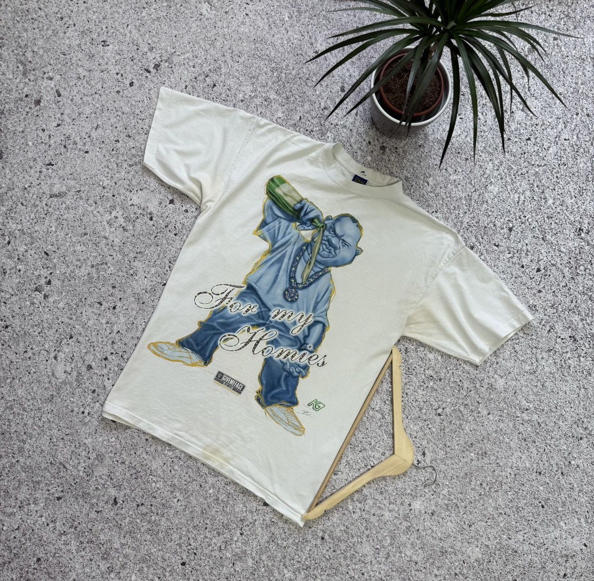 Affliction × Rap Tees × Vintage Vintage 2006 Give Me Face For My Homies Rap T-Shirt Hype Y2K Size US XL / EU 56 / 4 - 1 Thumbnail