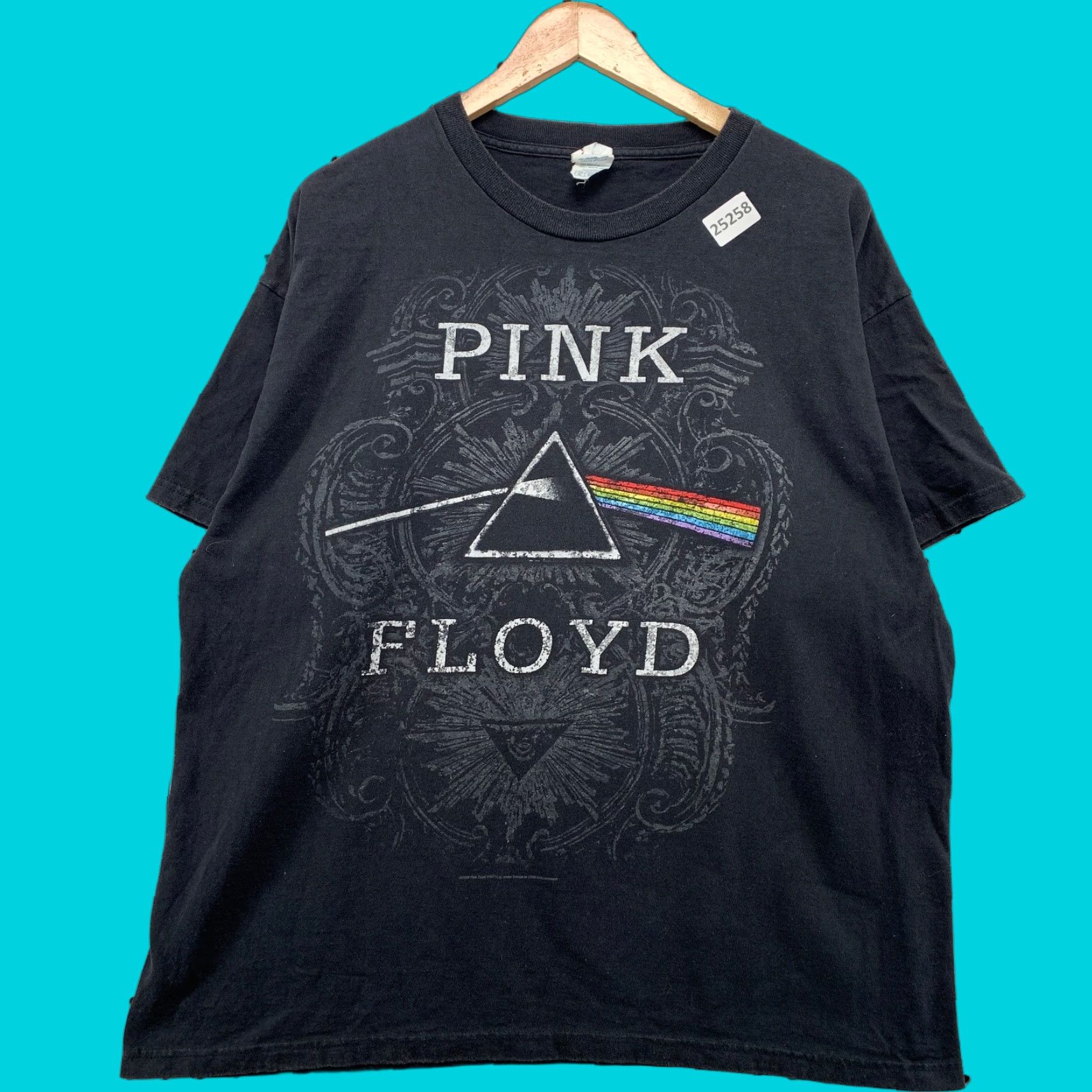 Delta Pink Floyd Shirt Black Dark Side Of The Moon Music Band Tee Adult XL 24x28 Mens Size US XL / EU 56 / 4 - 1 Thumbnail