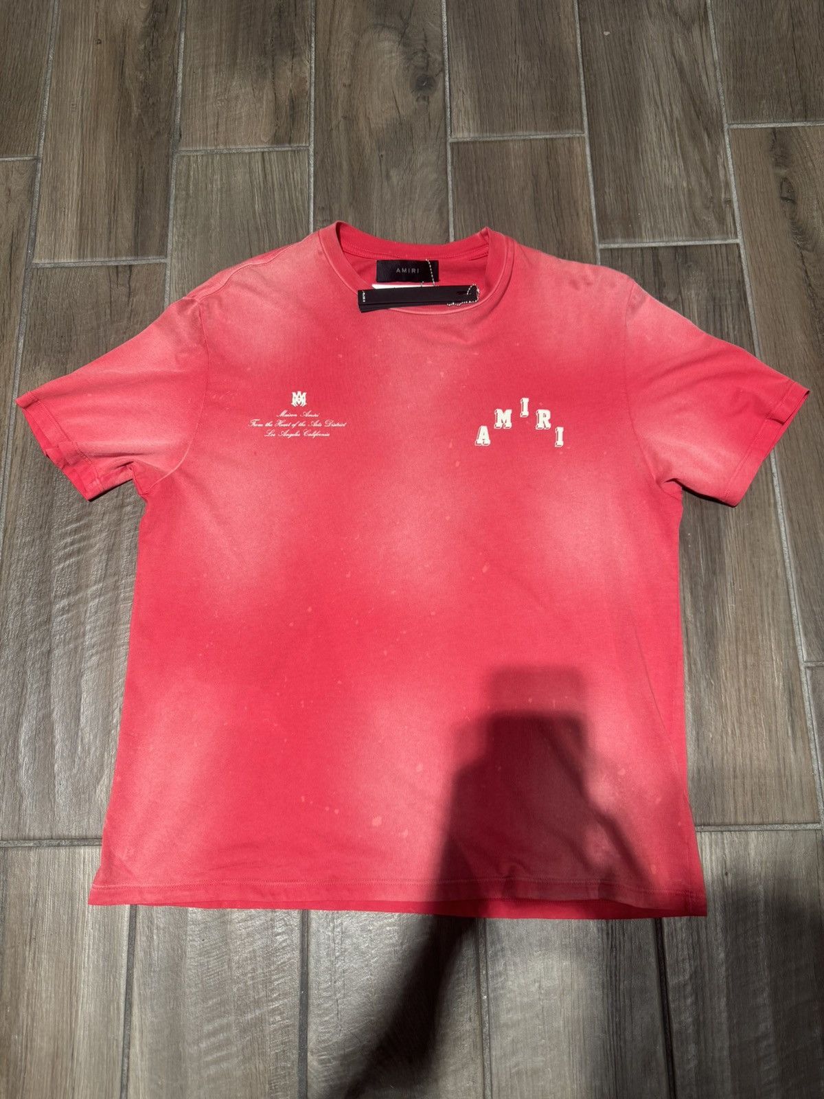 Amiri Amiri Collegiate Red Tee Size US L / EU 52-54 / 3 - 1 Thumbnail