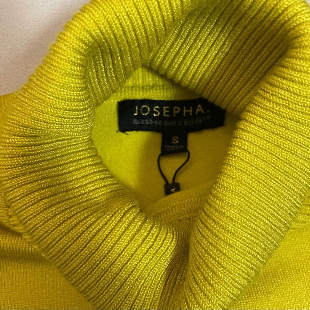 Joseph NWT New Joseph A. Grey Olive Colorblock Knit Pullover Turtl Size S / US 4 / IT 40 - 8 Thumbnail