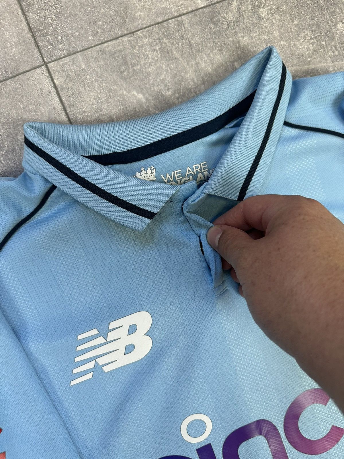 New Balance Men’s New Balance England cricket National team polo jersey Size US M / EU 48-50 / 2 - 7 Thumbnail