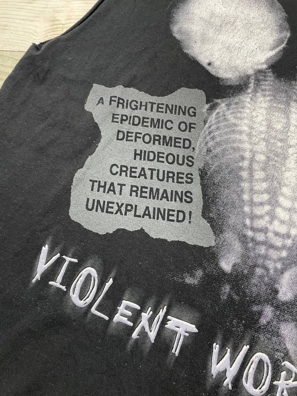 Band Tees Vintage Misfits Violent World 1999 Shirt Sleeveless Rock Y2K Size US XL / EU 56 / 4 - 13 Thumbnail