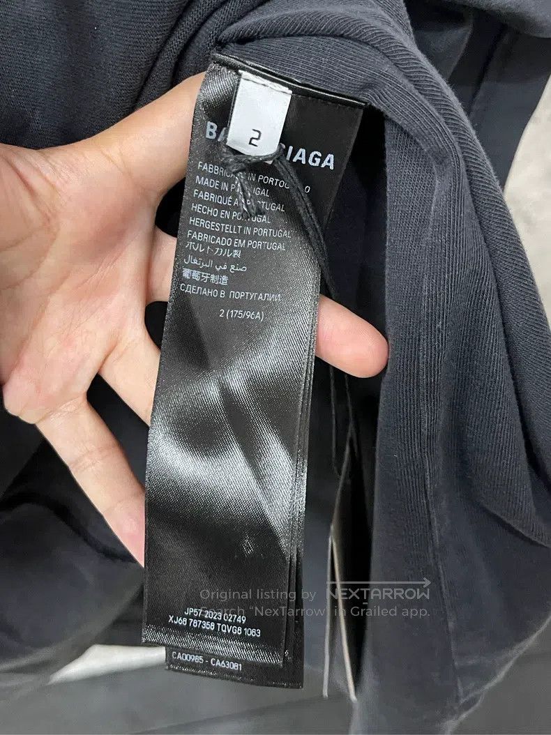 Balenciaga Balenciaga Prohibited Band Short Sleeve Size US M / EU 48-50 / 2 - 8 Thumbnail