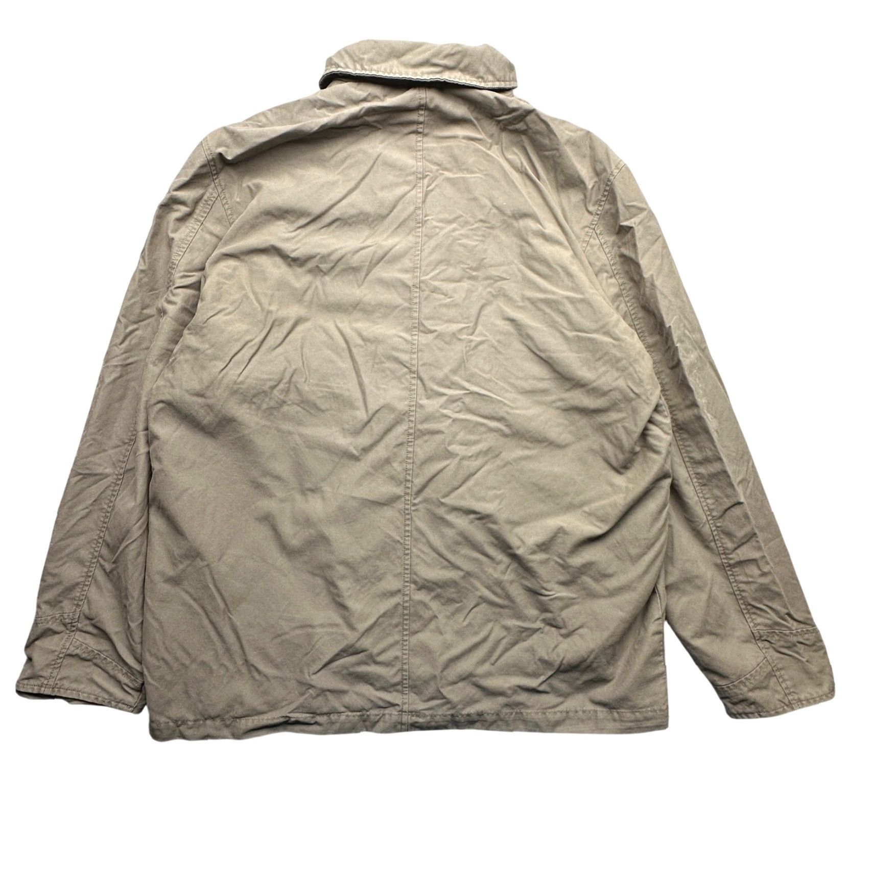 Eddie Bauer VINTAGE Eddie Bauer Button Canvas Field Barn Coat Jacket Mens XLT Tall Olive Green Size US XL / EU 56 / 4 - 2 Thumbnail