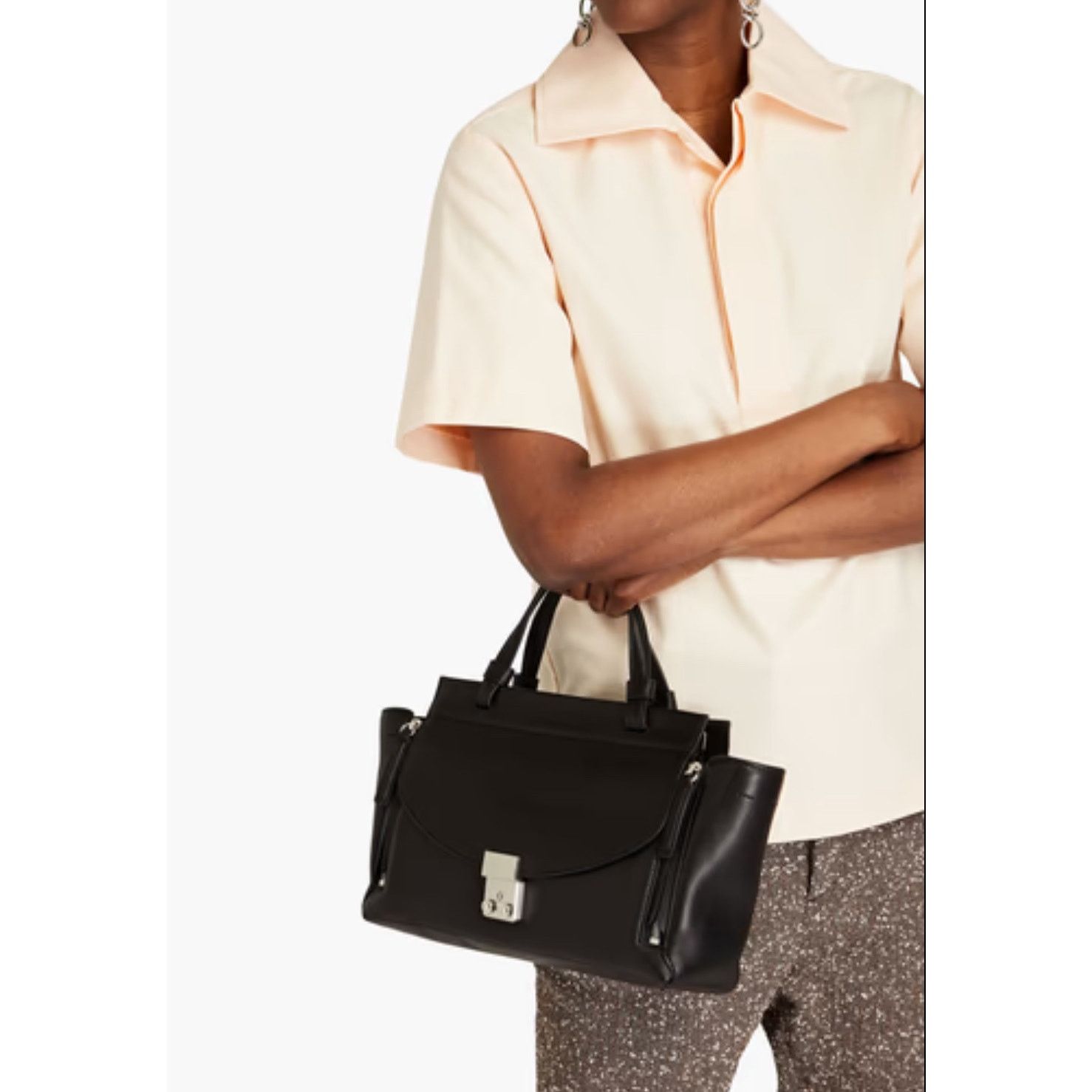 3.1 Phillip Lim NWT 3.1 Phillip Lim Small Soft Pashli Satchel Bag Black Size ONE SIZE - 2 Thumbnail