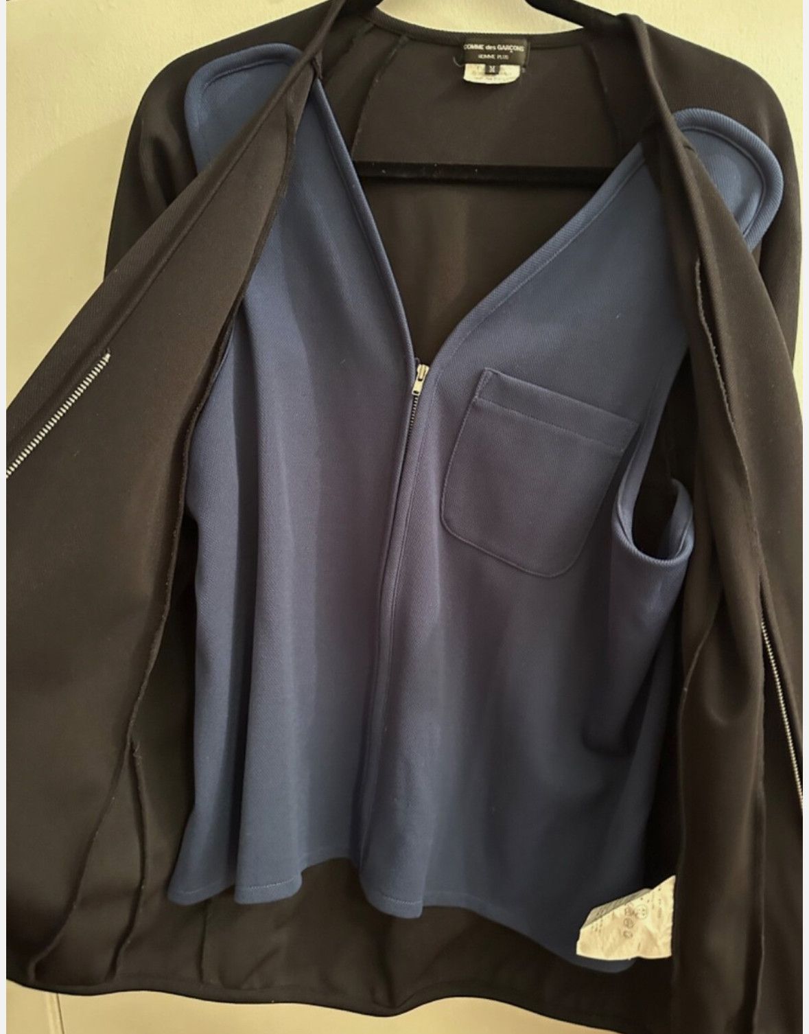 Comme des Garcons Homme Plus Comme des Garçons Homme Plus Double Zip Jacket Size US M / EU 48-50 / 2 - 3 Thumbnail
