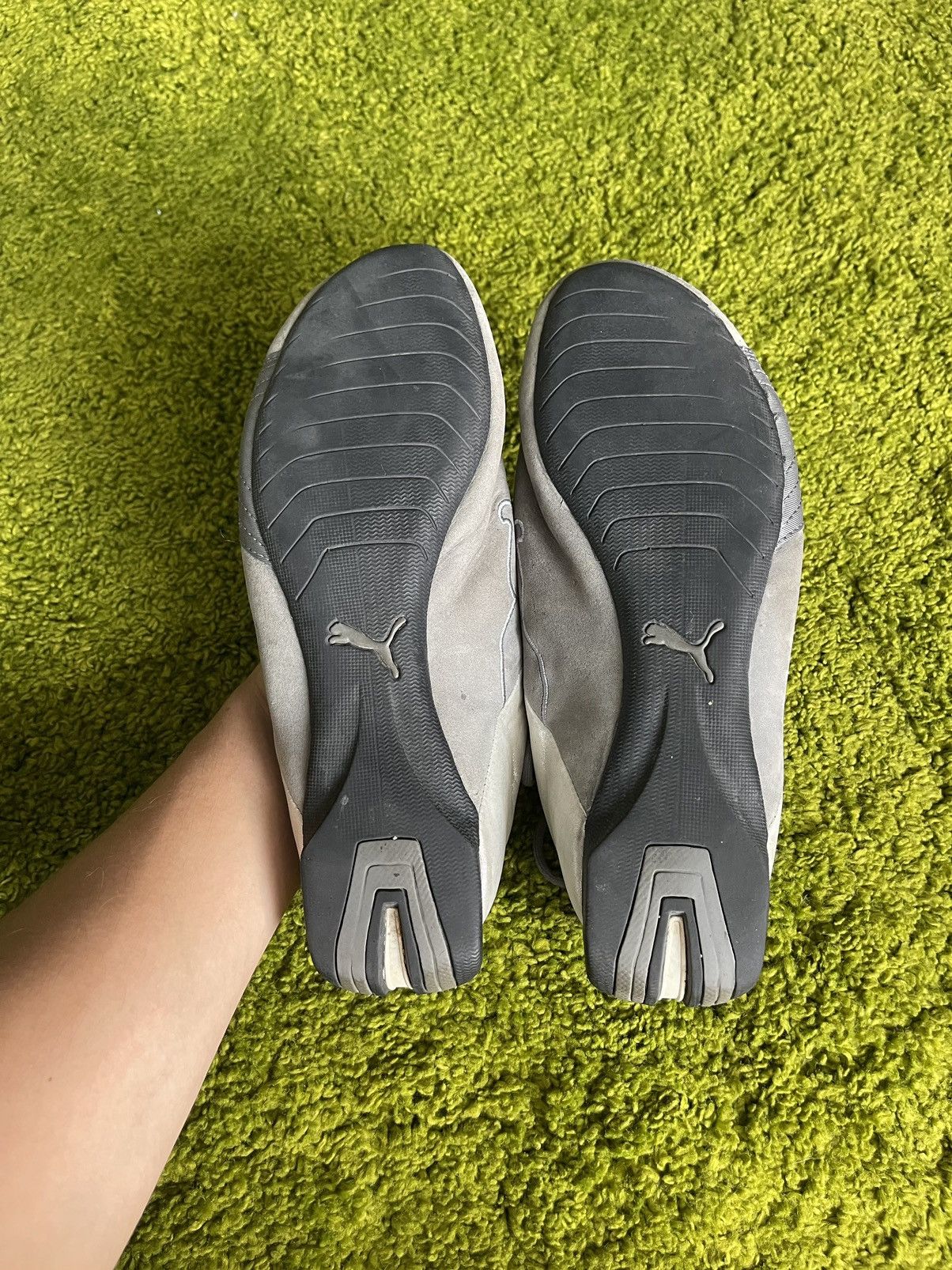 Designer × Puma × Vintage Puma 2000s vintage real suede leather Y2K sneakers Size US 7.5 / EU 40-41 - 5 Thumbnail