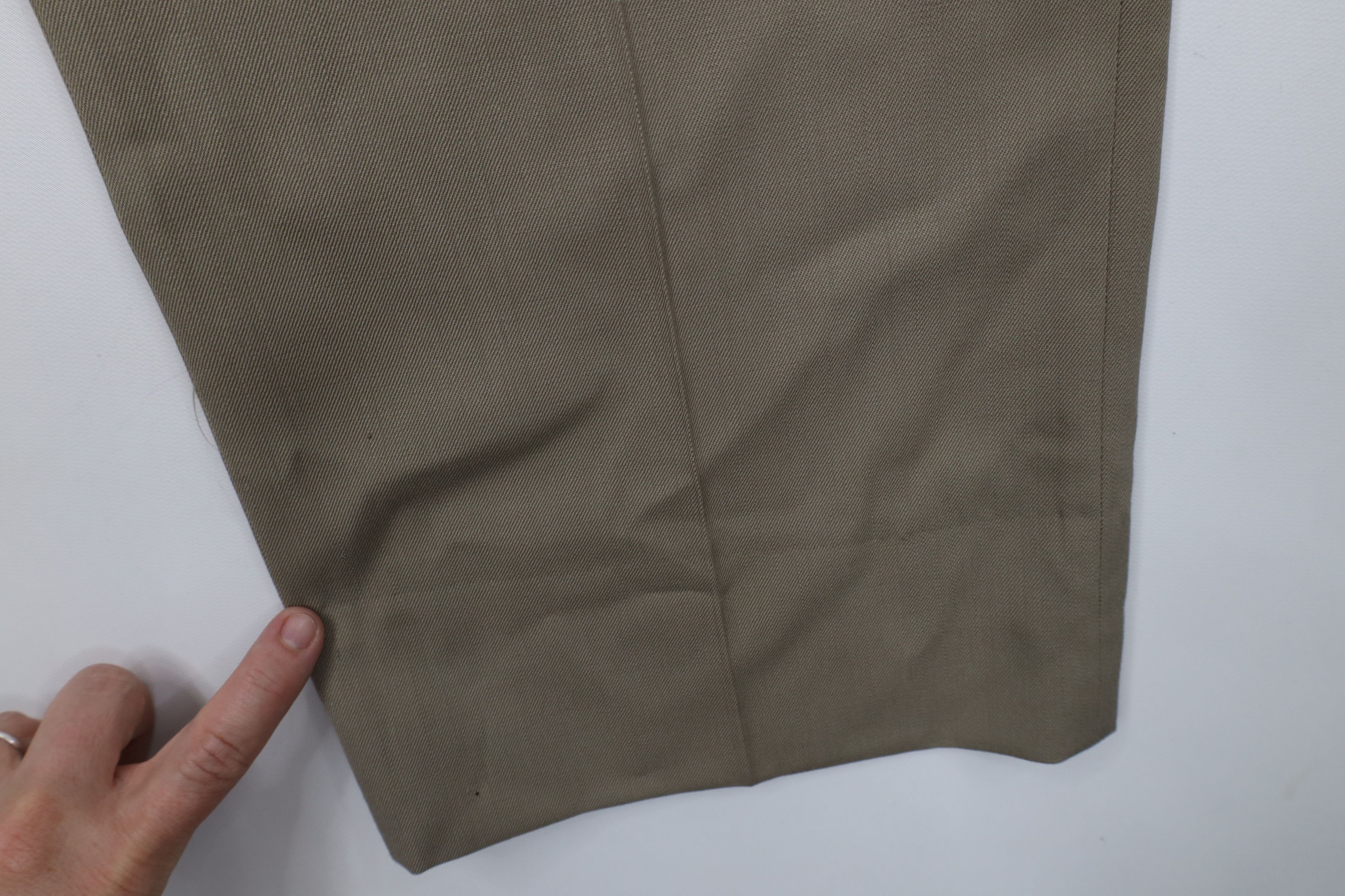 Vintage Vintage 70s Streetwear Wool Knit Wide Leg Chino Pants Size US 38 / EU 54 - 6 Thumbnail