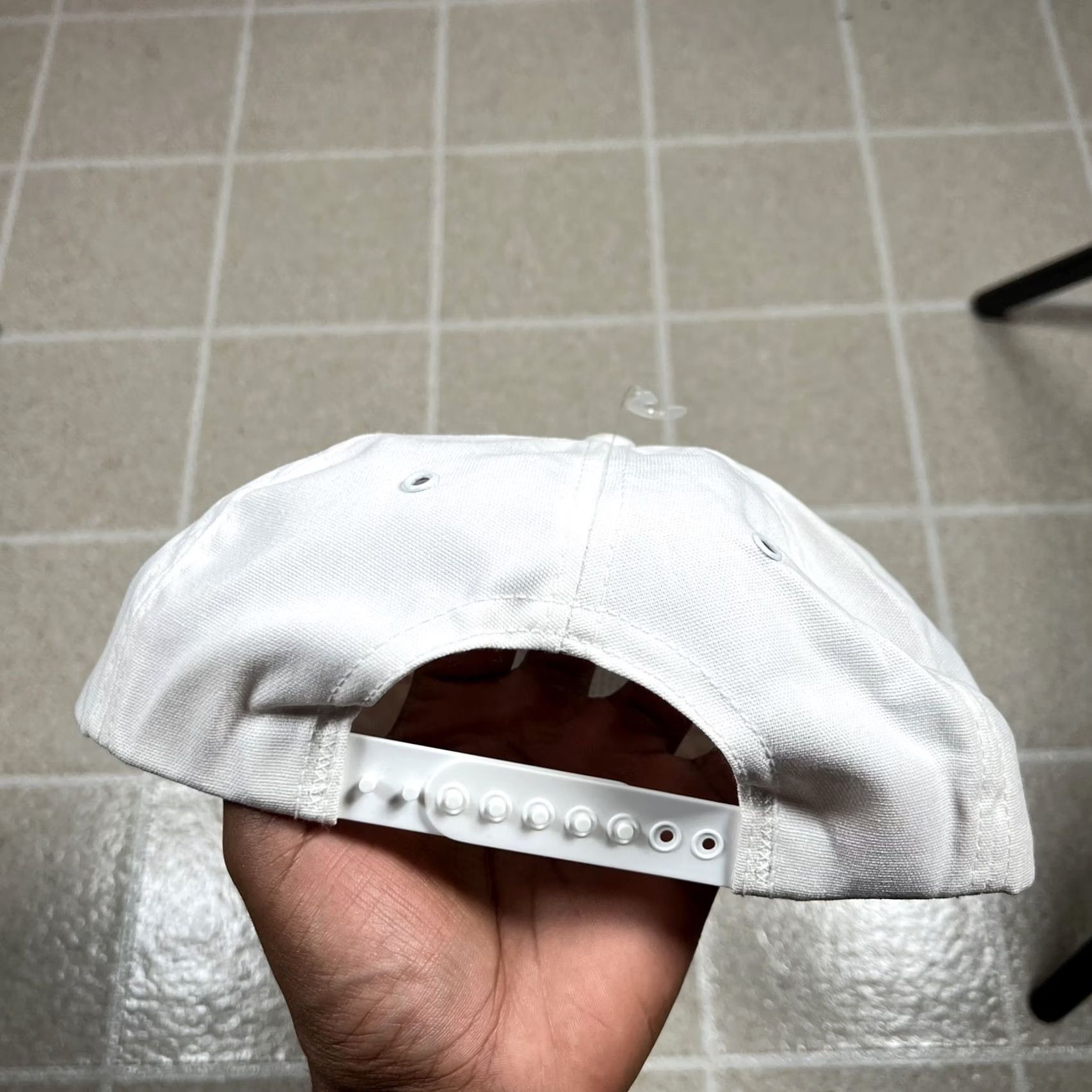 Vintage VINTAGE USS Arizona Memorial Pearl Harbor Snapback Hat Cap White One Size Men White WWII Patch Hat Cap Snapback Mens Size ONE SIZE - 3 Thumbnail