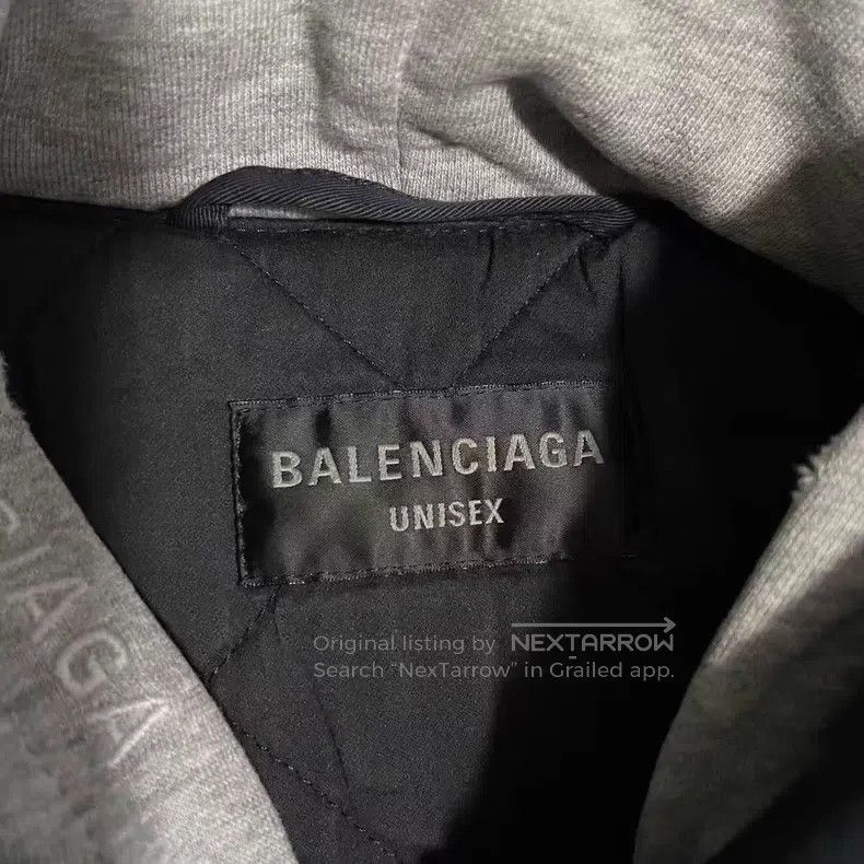 Balenciaga Balenciaga Hooded cotton padded jacket Size US L / EU 52-54 / 3 - 3 Thumbnail