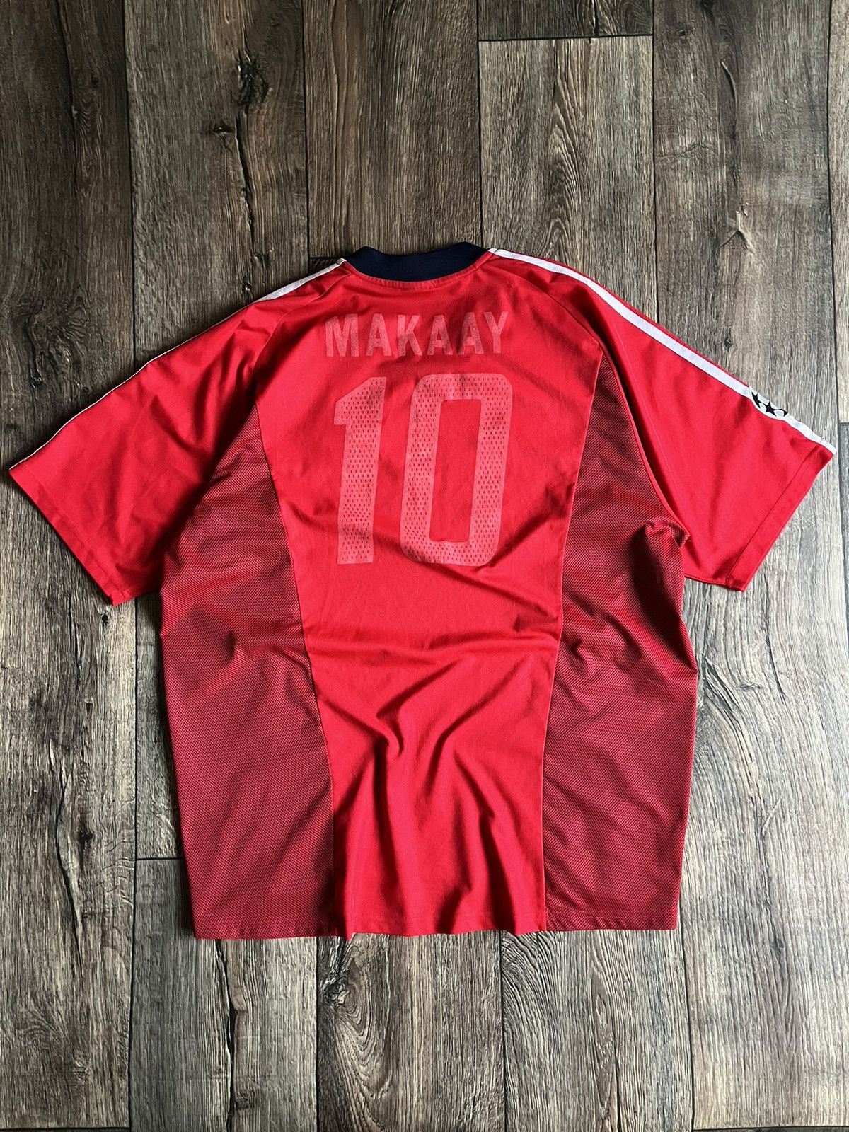 Adidas Vintage Adidas Bayern Munich #10 Roy Makaay 2002/2003 Third Size US L / EU 52-54 / 3 - 12 Thumbnail