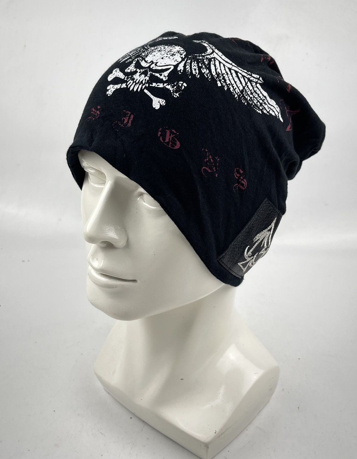 Japanese Brand thirteen design punk style skull beanie hat tc48 Size ONE SIZE - 1 Thumbnail