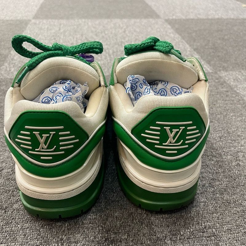 Louis Vuitton Louis Vuitton Trainer Maxi Fashion Sneakers in Green -2508 Size US 8.5 / EU 41-42 - 3 Thumbnail