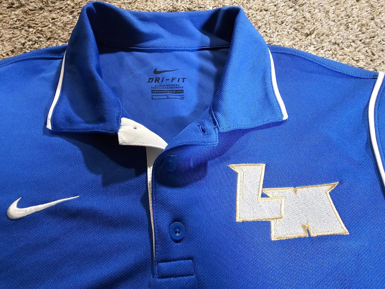 Nike Nike Golf Dri-Fit Polo Shirt Mens S Blue Golf Breathable LM Size US S / EU 44-46 / 1 - 2 Thumbnail