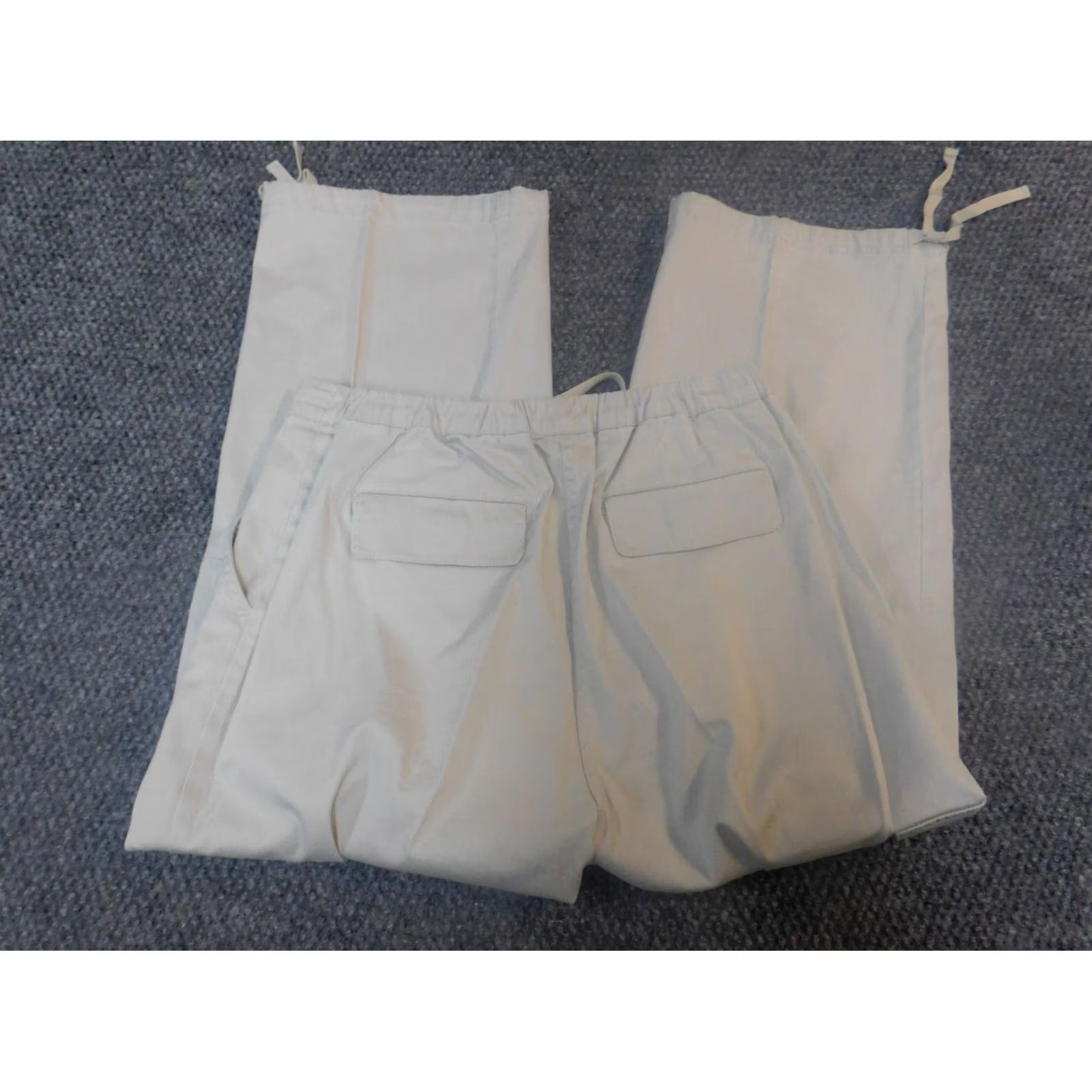 Charter Club Charter Club Pants Capri Beige Women 4 Straight Inseam 23 Crop Knit Cotton Polyester Capris Striped Casual Business Womens Size 27" / US 4 / IT 40 - 5 Thumbnail