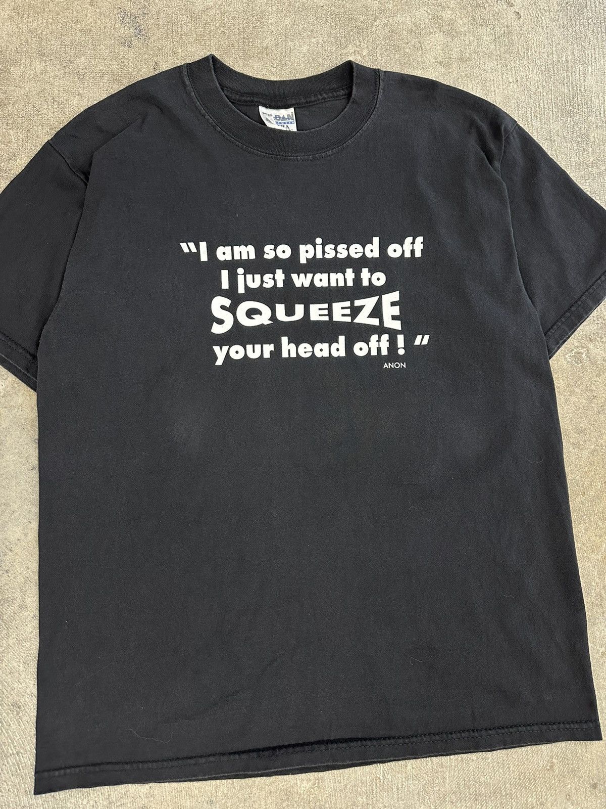 Gildan × Vintage Crazy Y2K “I’m So Pissed Off I Just Want To Squeeze” Shirt Size US L / EU 52-54 / 3 - 3 Thumbnail