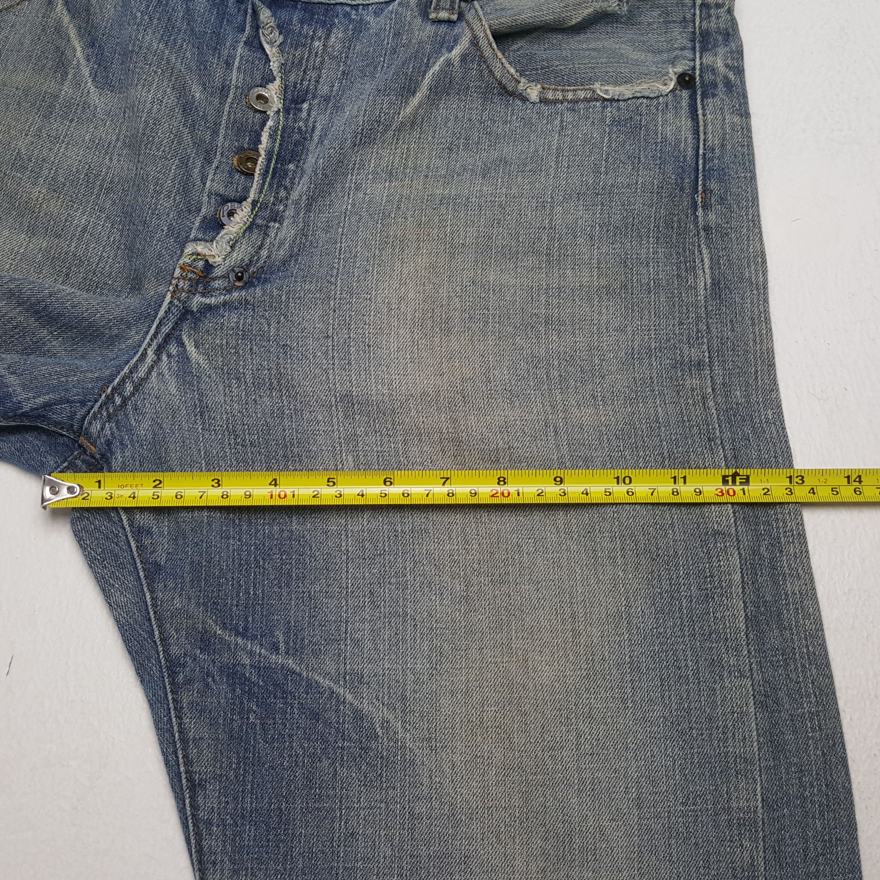 Prps Vintage Prps Japanese Brand Fashion Distressed Jeans RR11 Size US 36 / EU 52 - 9 Thumbnail