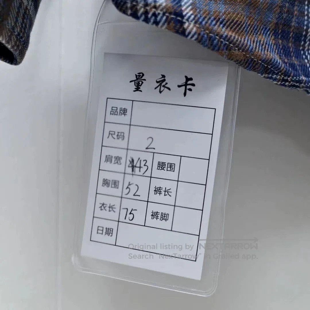 Visvim VISVIM 16ss BLACK ELK INDIGO CHECK FLANNEL. Size US M / EU 48-50 / 2 - 4 Thumbnail