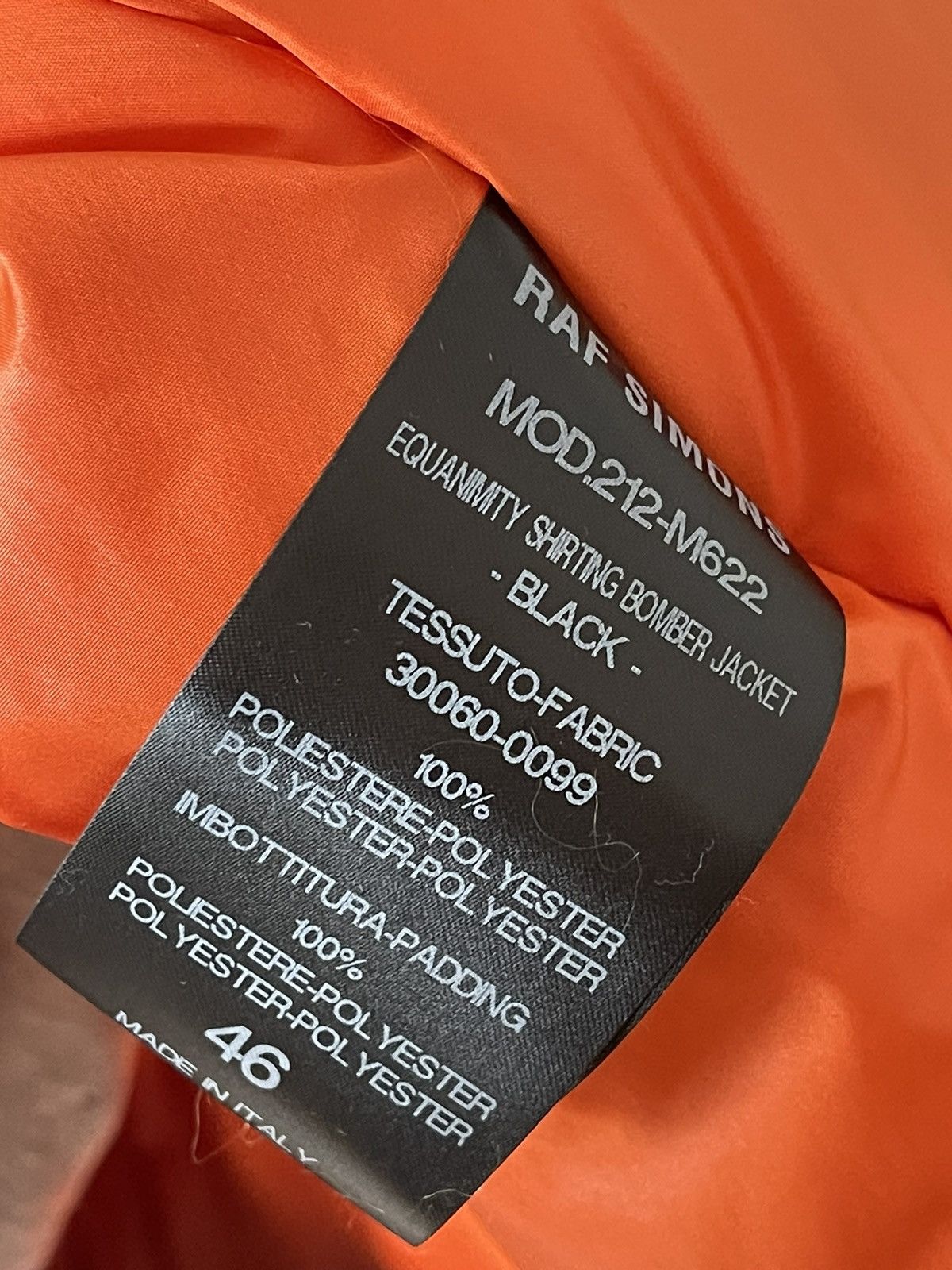 Raf Simons Raf Simons Equanimity Oversized Bomber Size US S / EU 44-46 / 1 - 7 Thumbnail