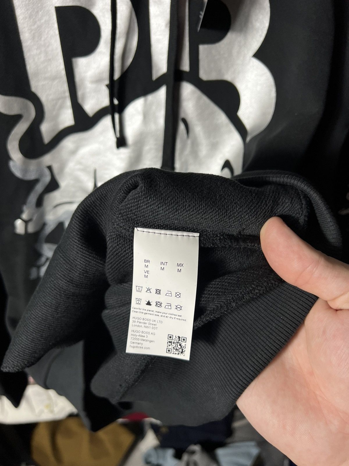 Hugo HUGO Red Bull Racing Oversized Hoodie Black F1 Visa Cash App Size US M / EU 48-50 / 2 - 15 Thumbnail