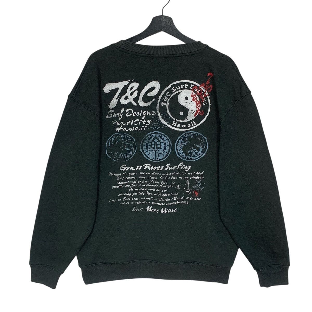 Japanese Brand T&Surf Designs Hawaiian SurfStyle StreetWear Sweatshirt Size US L / EU 52-54 / 3 - 7 Thumbnail