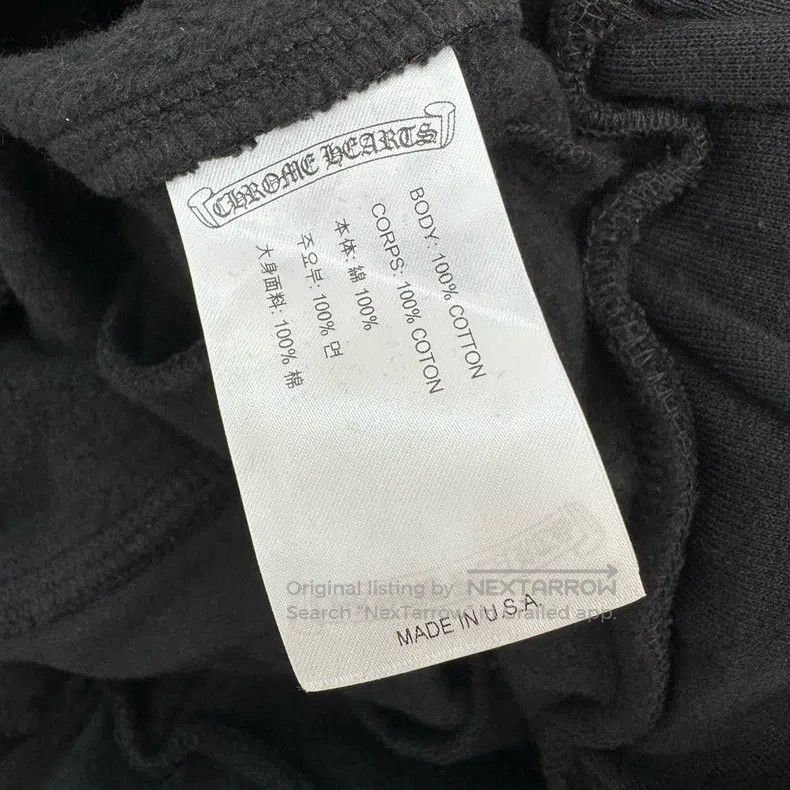 Chrome Hearts CHROME HEARTS Size S Black and white logo scroll pants Size US 30 / EU 46 - 3 Thumbnail