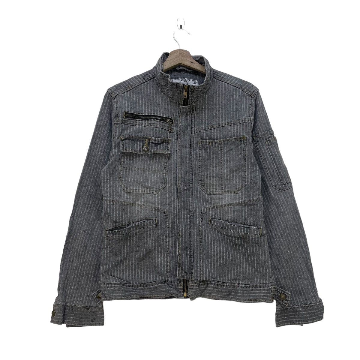 Other Vintage Japanese Brand Hikory Stripe Workwear Jacke Size US M / EU 48-50 / 2 - 1 Thumbnail