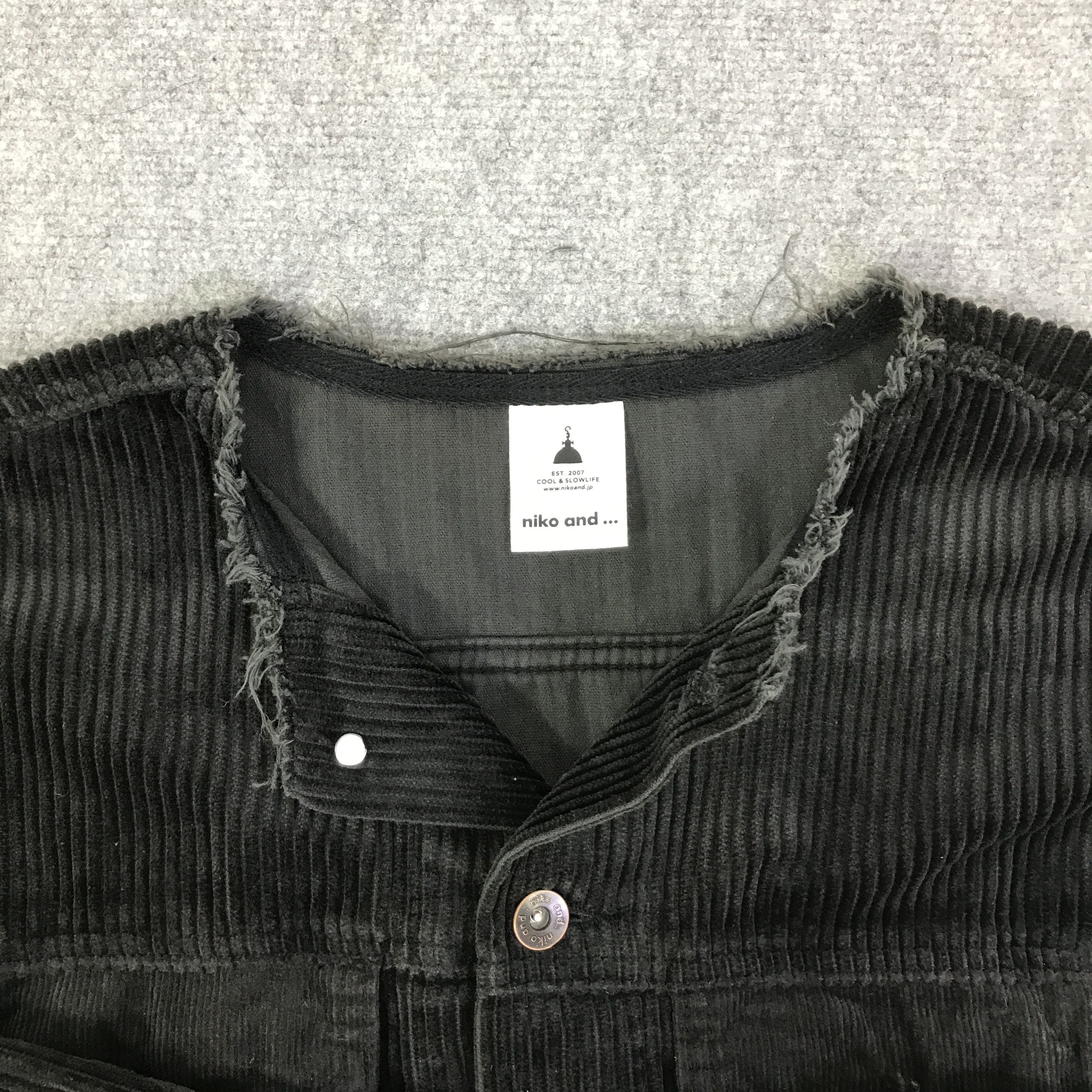 Japanese Brand NIKOAND PATCHWORD DESIGN OVERSIZE JACKET K96B2 Size US L / EU 52-54 / 3 - 8 Thumbnail