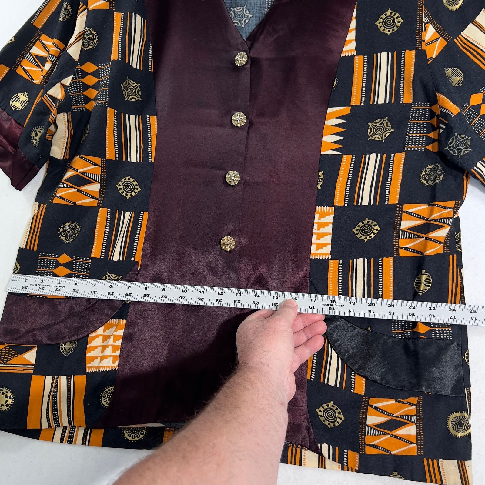 Other FAD Button Blouse Shirt Woman's 3X-Large Made In USA Size 3XL / US 20-22 - 11 Thumbnail