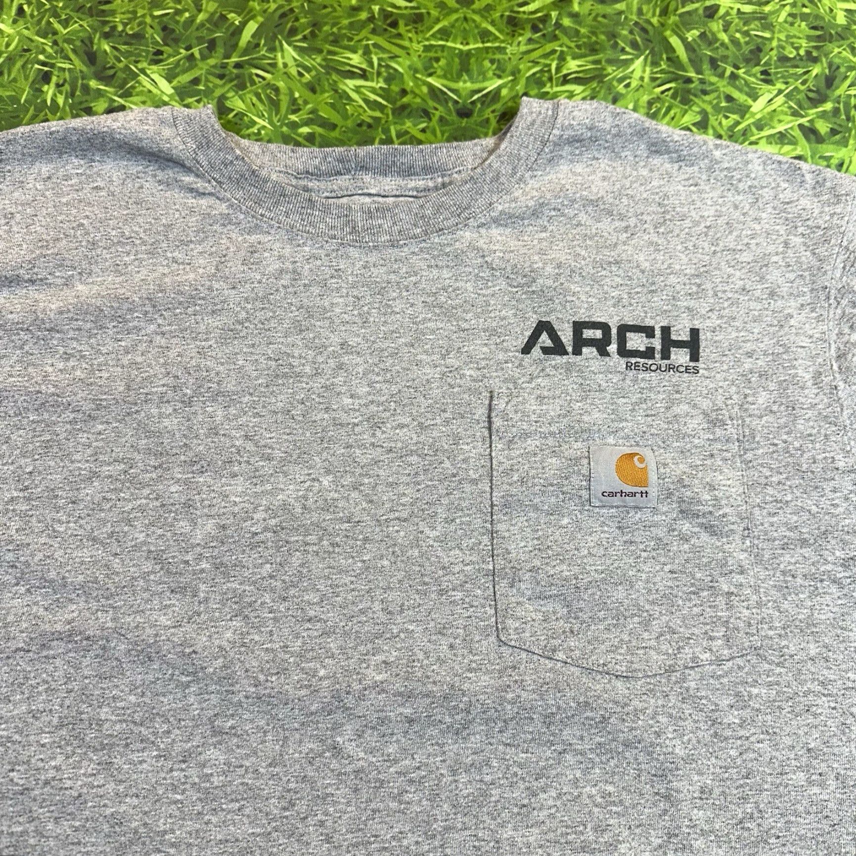 Carhartt Carhartt T-Shirt Men Long Sleeve Crew Neck Graphic Print Railroad Back Hit Multicolor L USA 90s Style Size US L / EU 52-54 / 3 - 4 Thumbnail