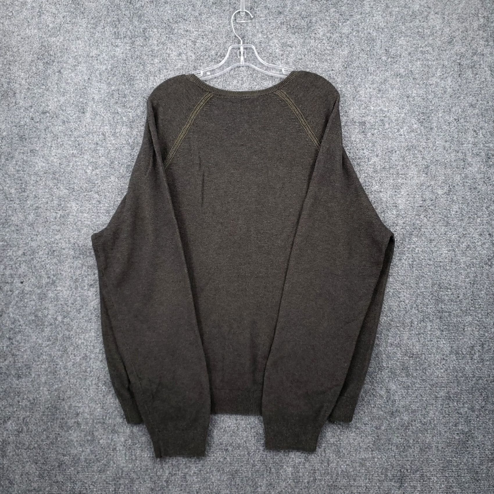 Vintage VINTAGE Tailor Sweater Mens 2XL Gray Pullover Reversible Neck Cotton NEW Size US XXL / EU 58 / 5 - 2 Thumbnail