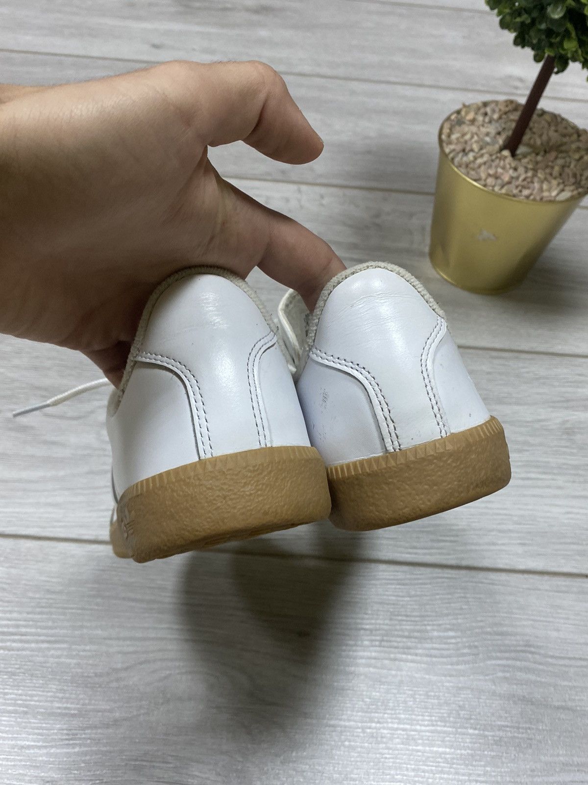 Vintage GAT x Adidas BW-sport 220 Margiela style leather sneakers Size US 5 / IT 35 - 4 Thumbnail