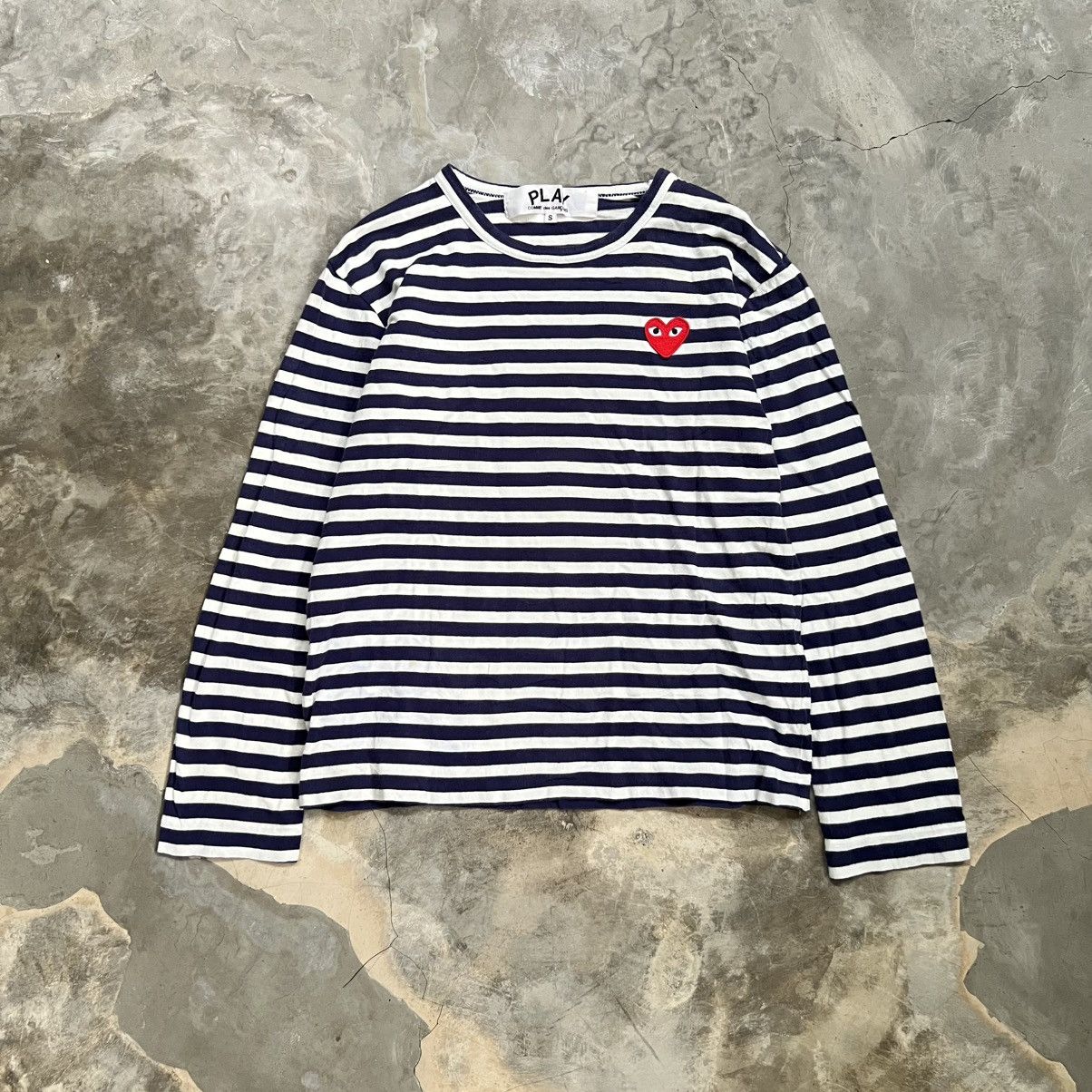 Comme des Garcons PLAY Play Comme Des Garcons Stripe Ls Shirt Size S / US 4 / IT 40 - 1 Thumbnail