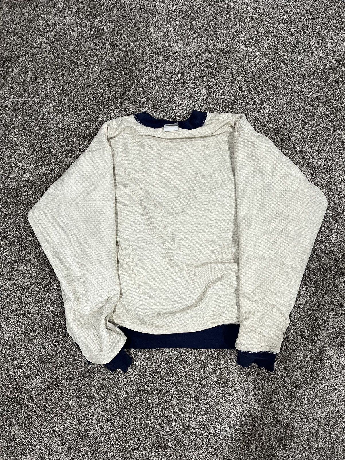 Carhartt × Vintage Vintage navy lined carhartt crewneck Size US L / EU 52-54 / 3 - 4 Thumbnail