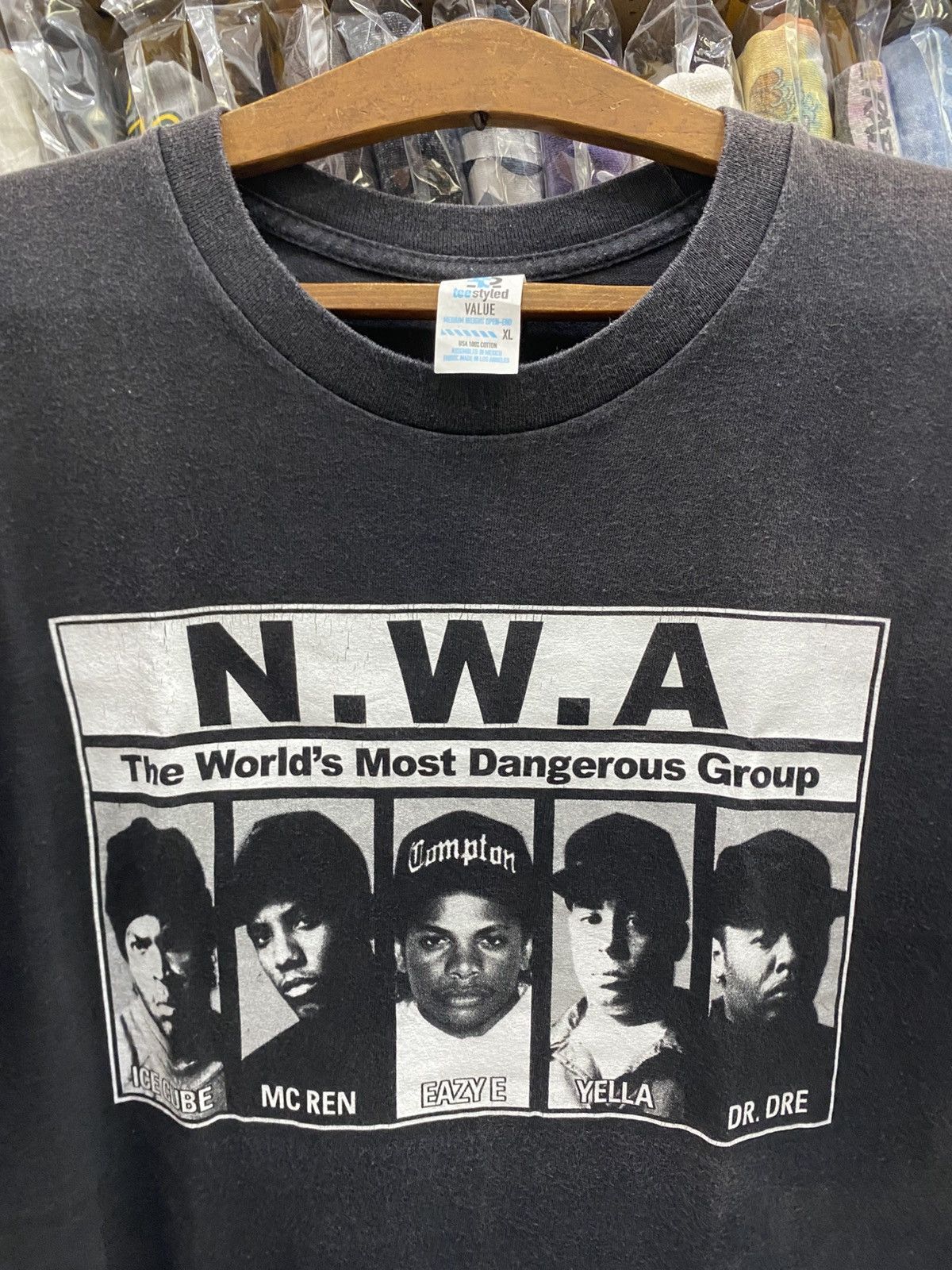 Rap Tees N.W.A RAP TEES Size US L / EU 52-54 / 3 - 2 Thumbnail