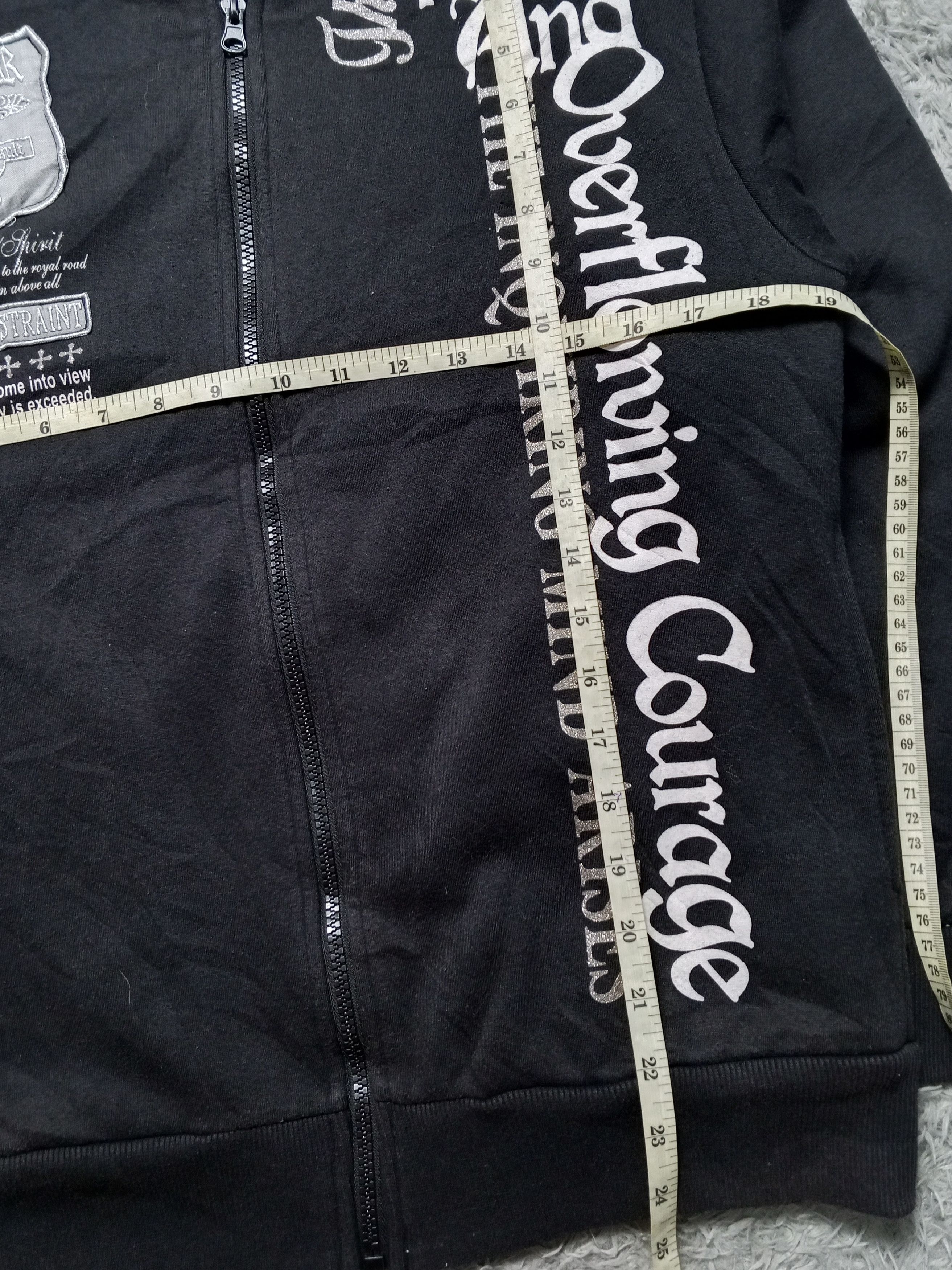 Japanese Brand Crazy Faded Cross Wild Life Japan Zip Hoodie Size US M / EU 48-50 / 2 - 7 Thumbnail