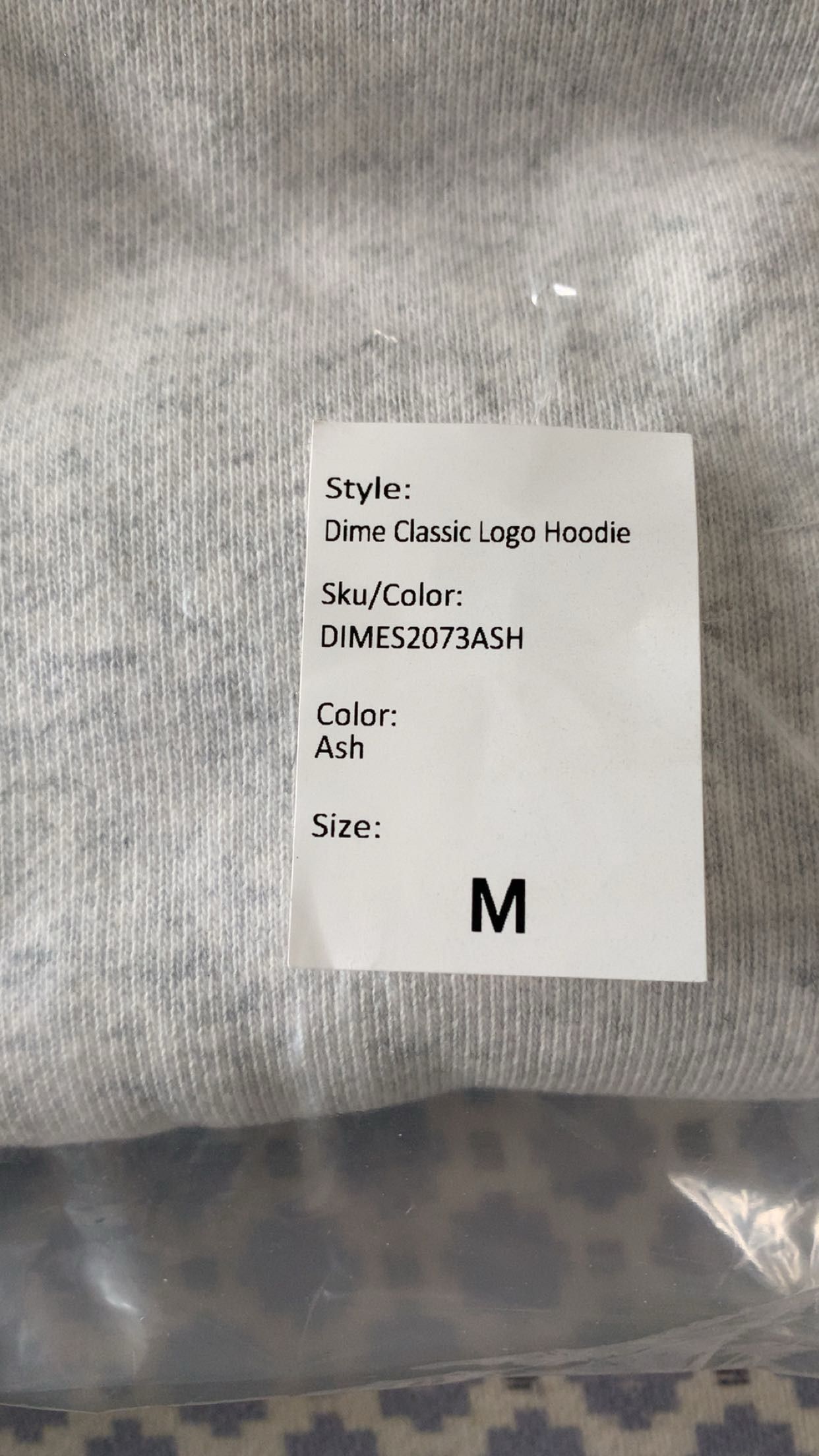 Dime Dime Classic Logo Hoodie Embroidered Size US M / EU 48-50 / 2 - 4 Thumbnail