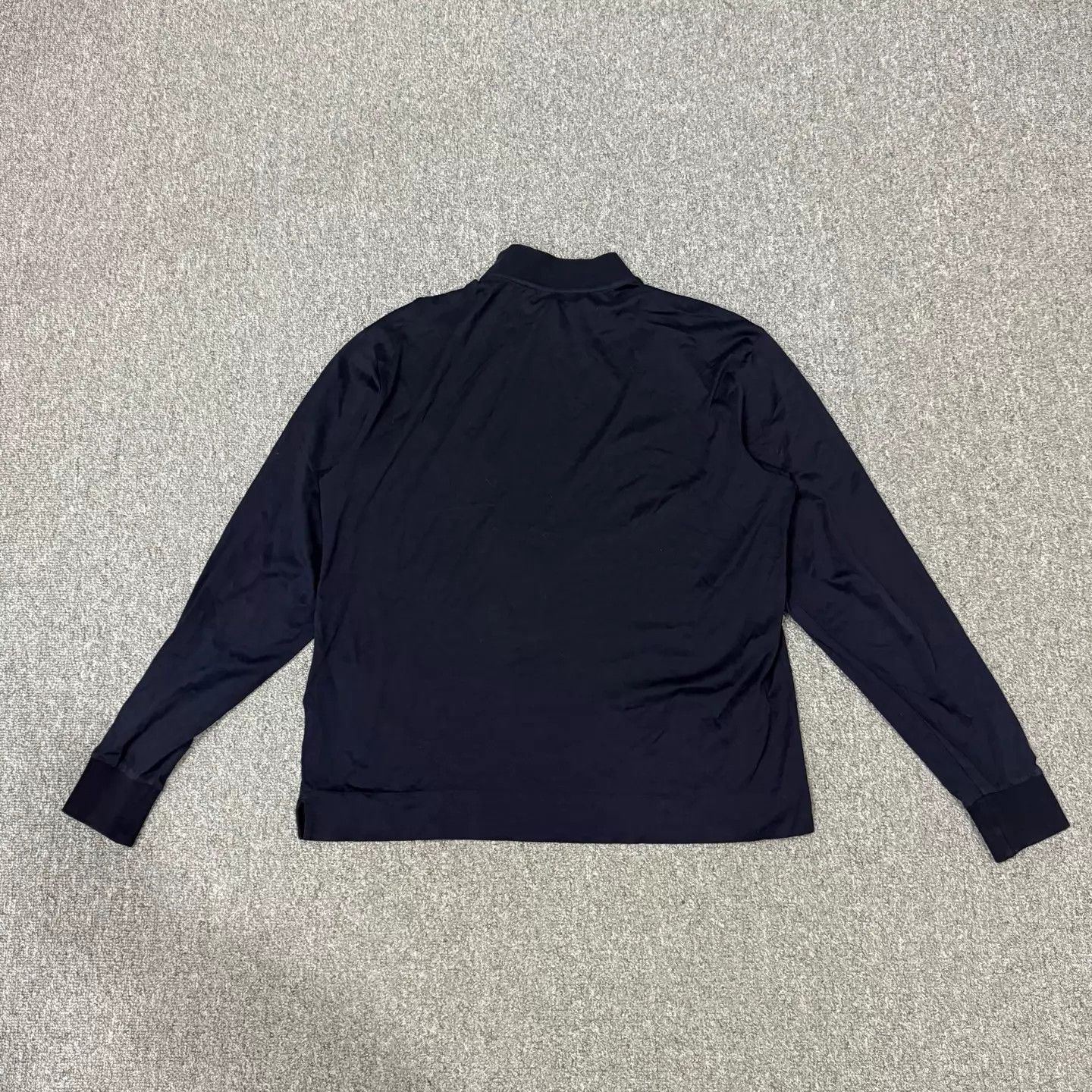 Prada Prada Navy Triangle Logo Long Sleeve L New Size L / US 10 / IT 46 - 2 Thumbnail