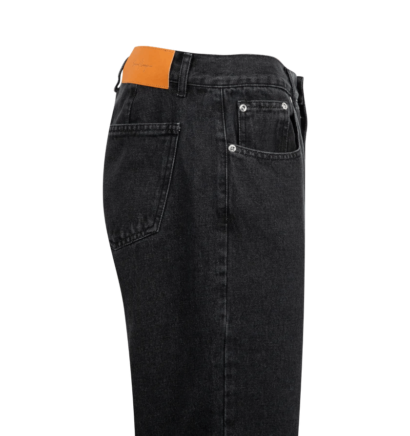 Second/Layer o1h1sh11225 Valluco Denim 1 Jeans in Black Size US 36 / EU 52 - 3 Thumbnail