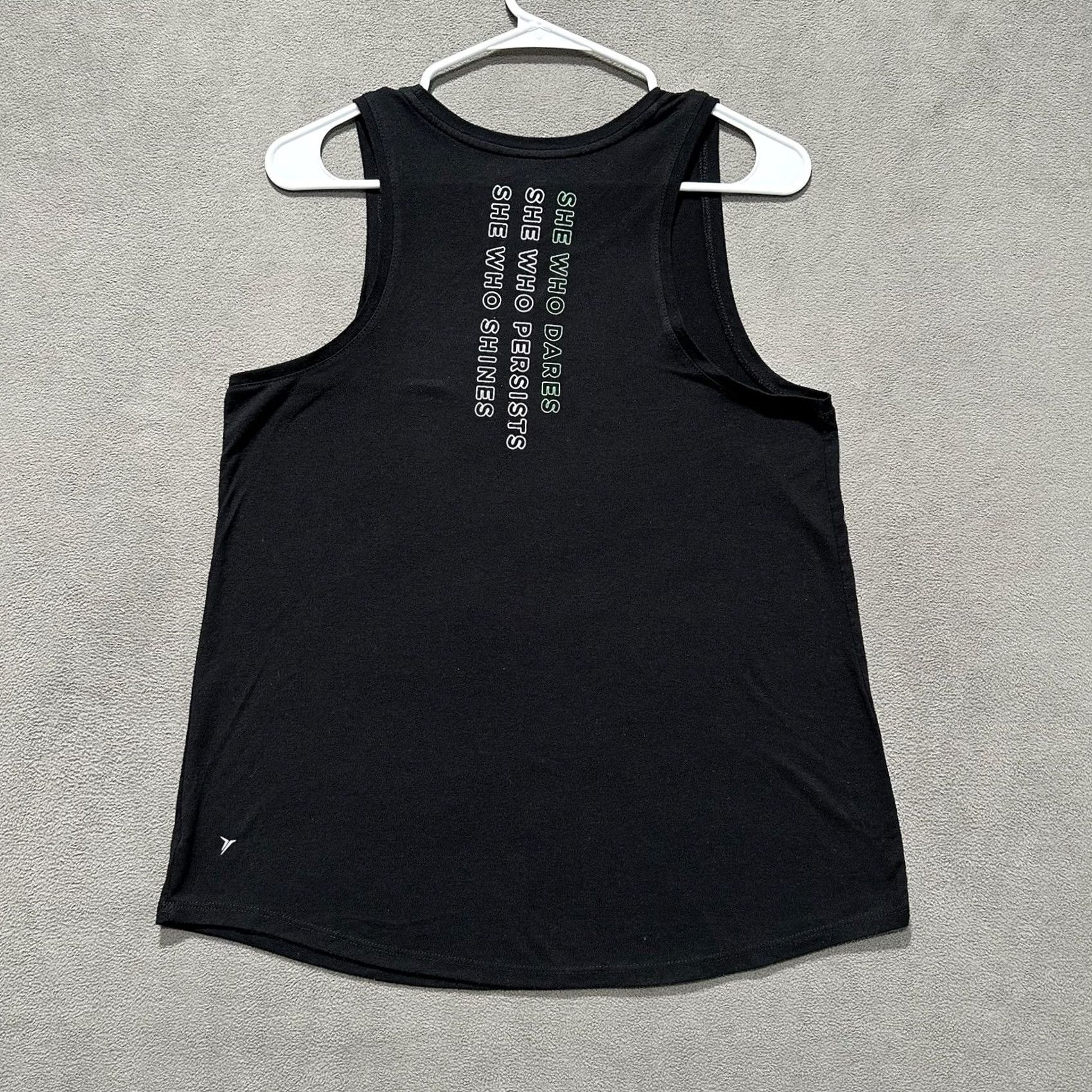 Old Navy Old Navy Active Tank Womens M Black Motivation GO-DRY Athletic Tank Size M / US 6-8 / IT 42-44 - 2 Thumbnail