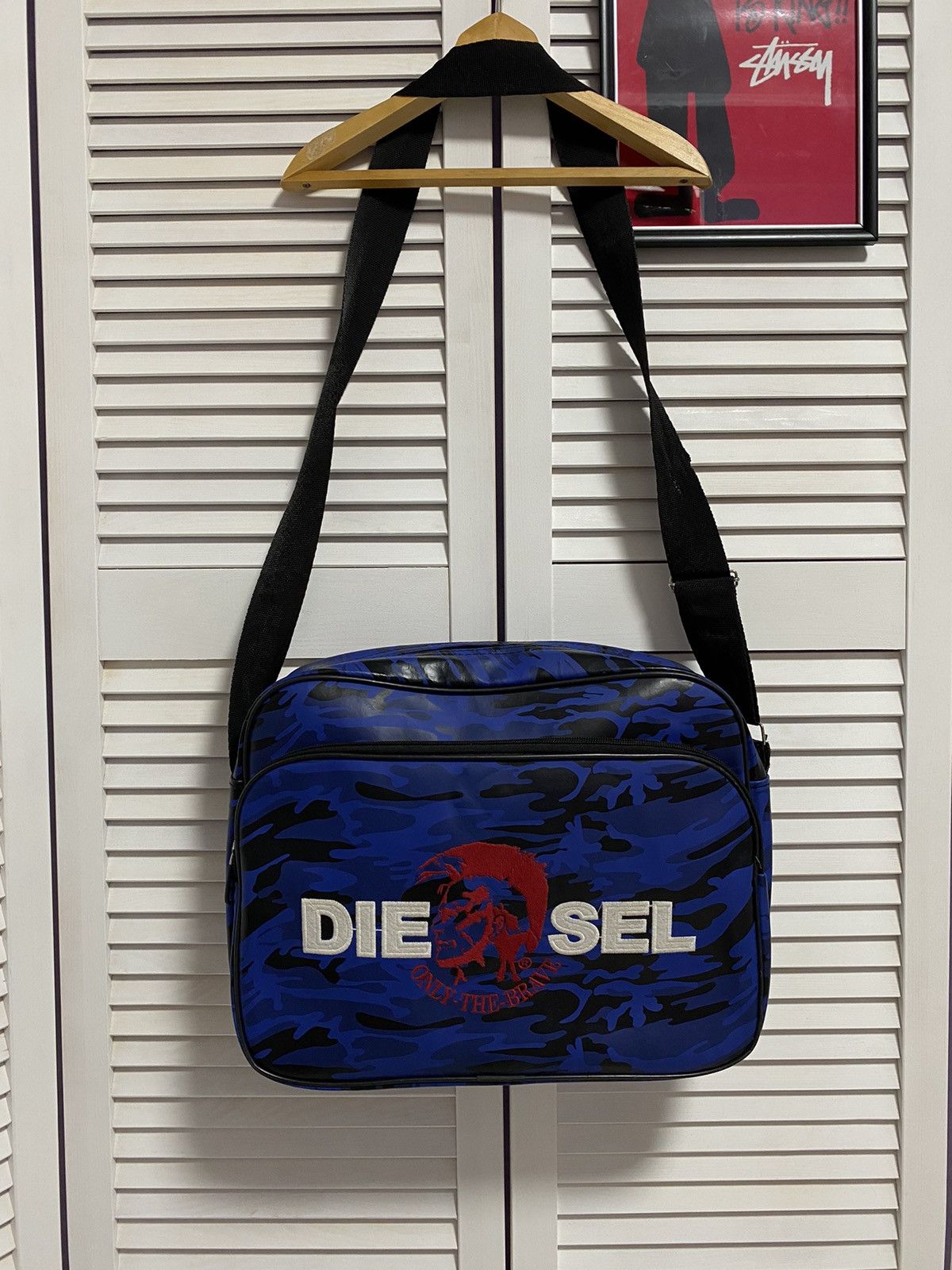 Diesel Vintage Eco Leather Body Bag DIESEL ARMY CAMOUFLAGE Size ONE SIZE - 2 Thumbnail